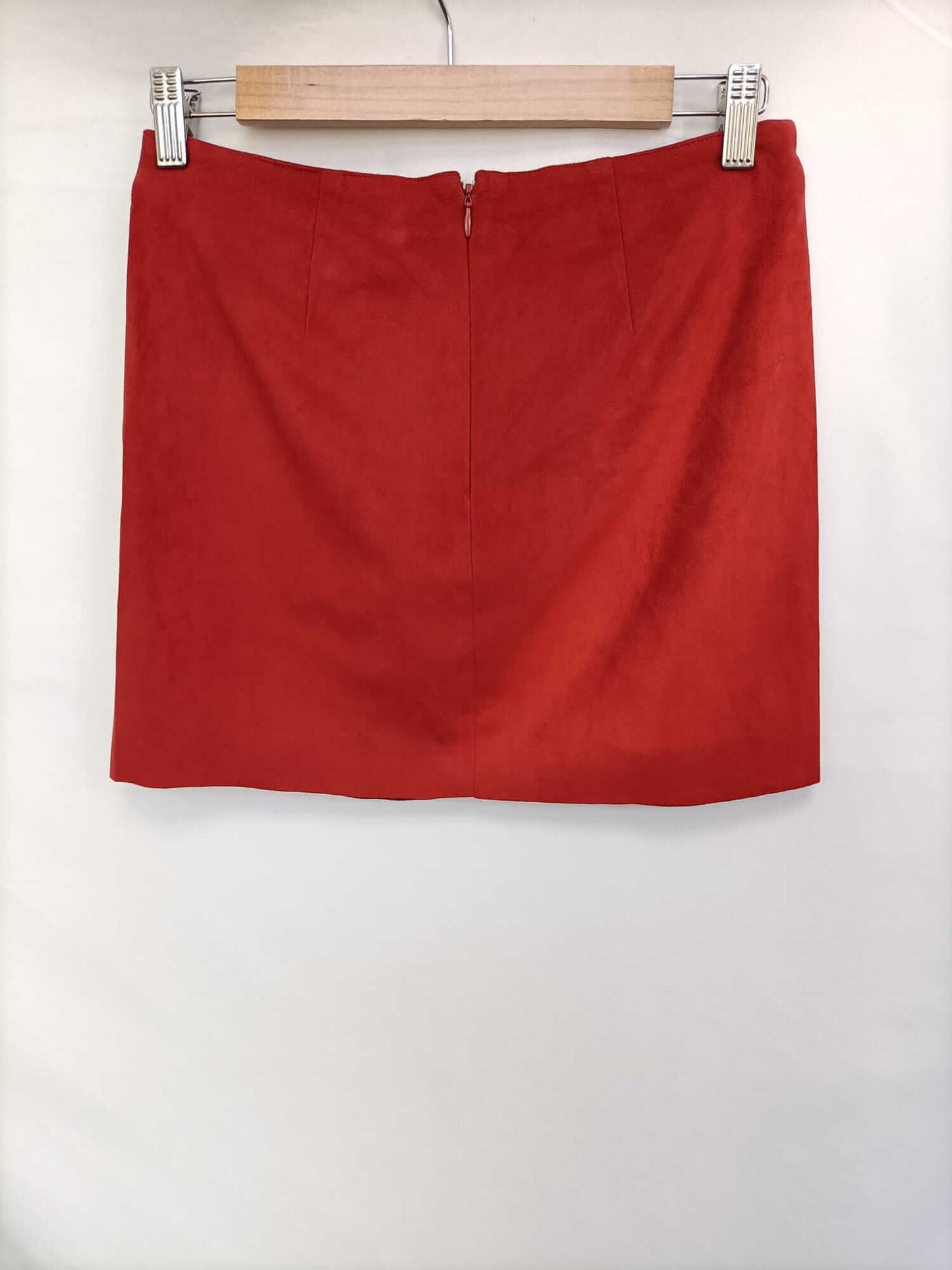 FOREVER21. Falda antelina flecos T.s