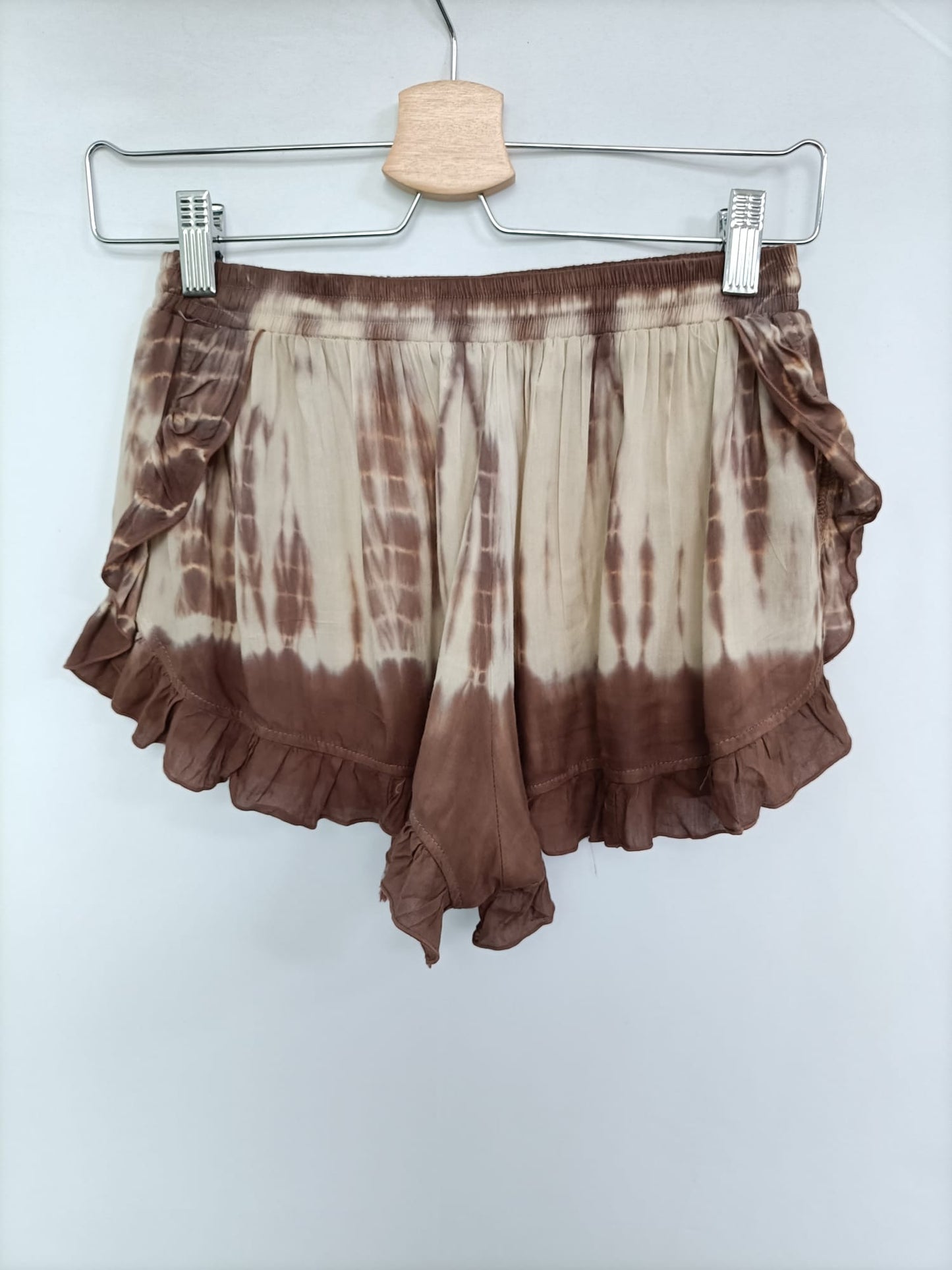 MELE BEACH. Shorts tie dye marrón Tu (xs/s)