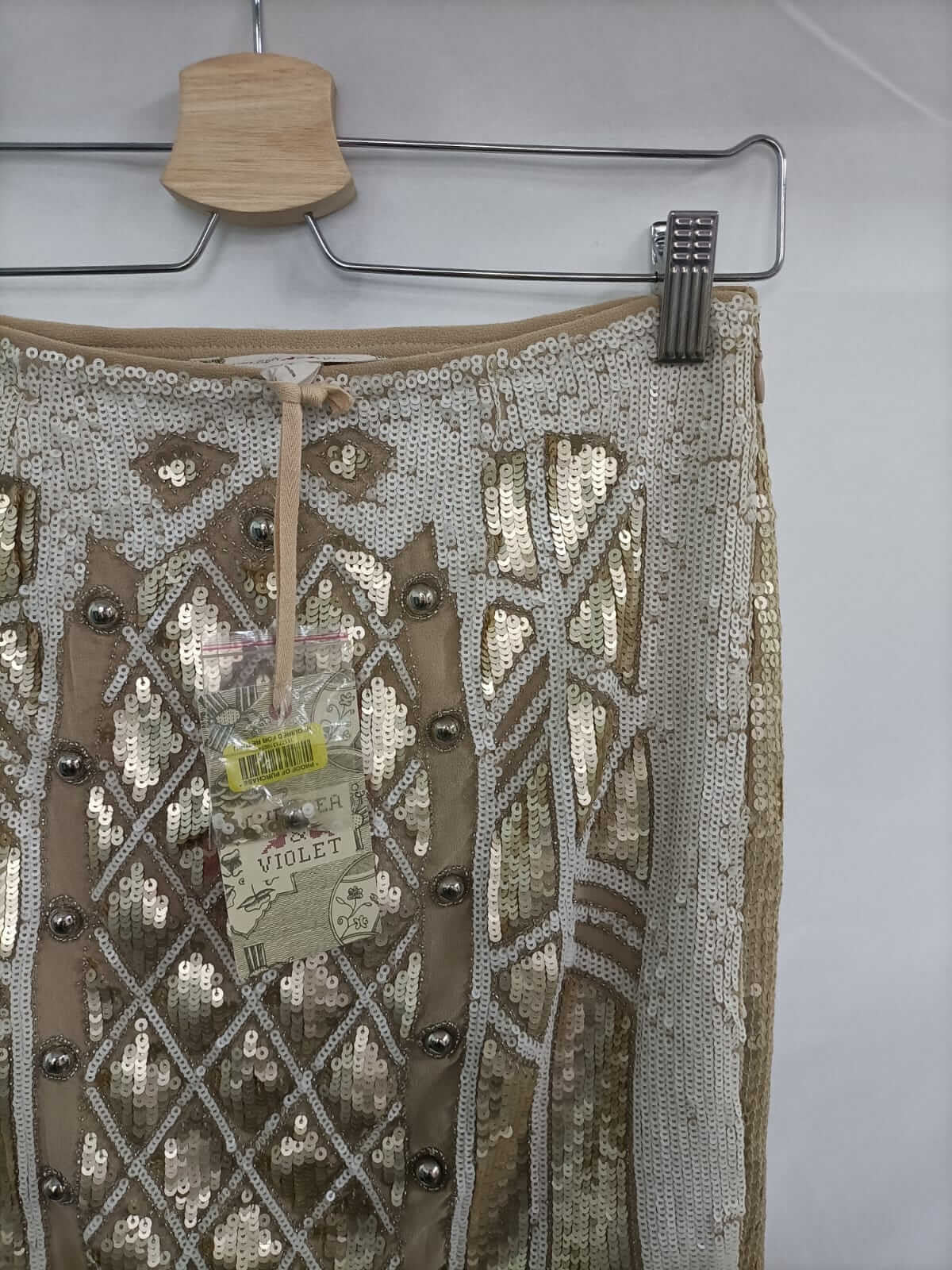 CHEALSEA&VIOLET. Falda lentejuelas Tu (36)