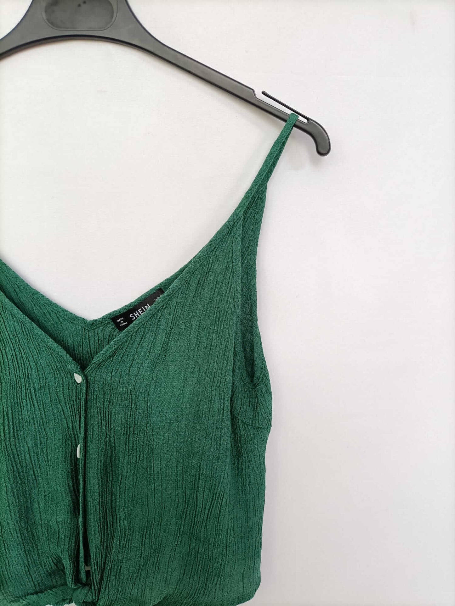 SHEIN. Green Ts Bow Top
