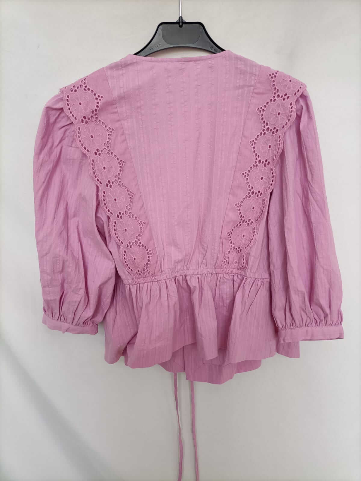 OTRAS. Sobrecamisa/camisa rosa volante Tu (s/m)