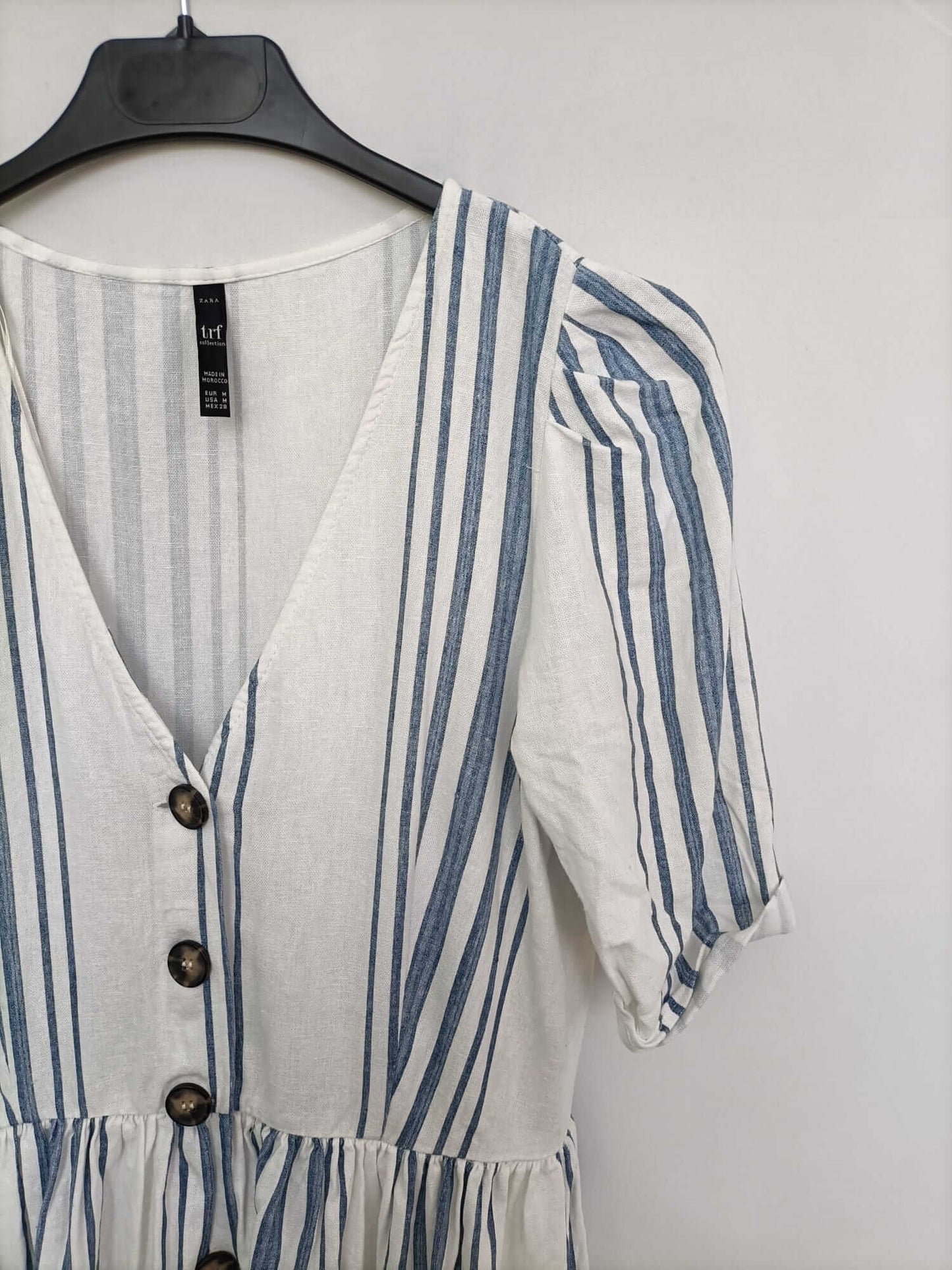 ZARA. Striped midi dress Tm