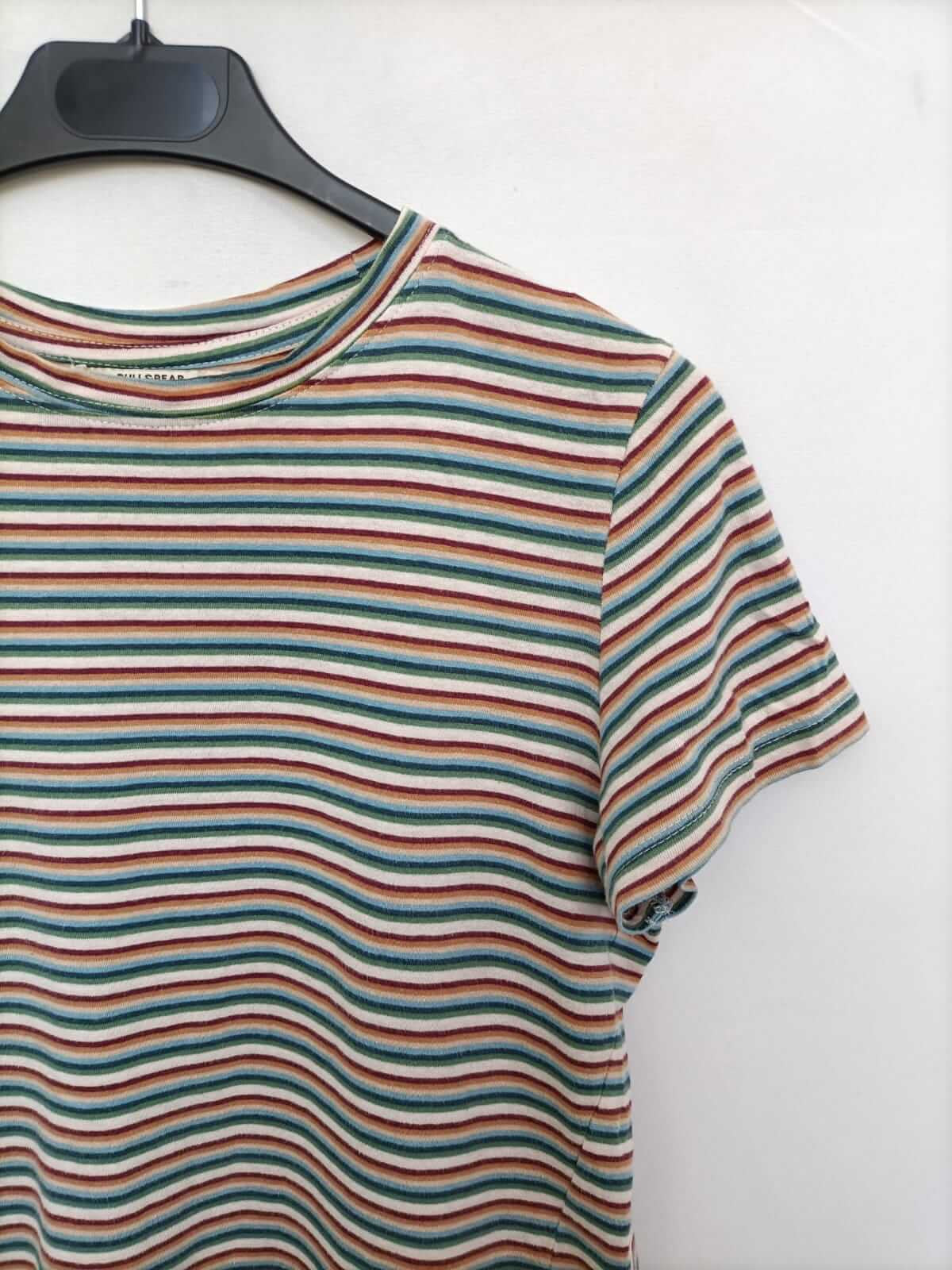 PULL&BEAR. Camiseta rayas T.s