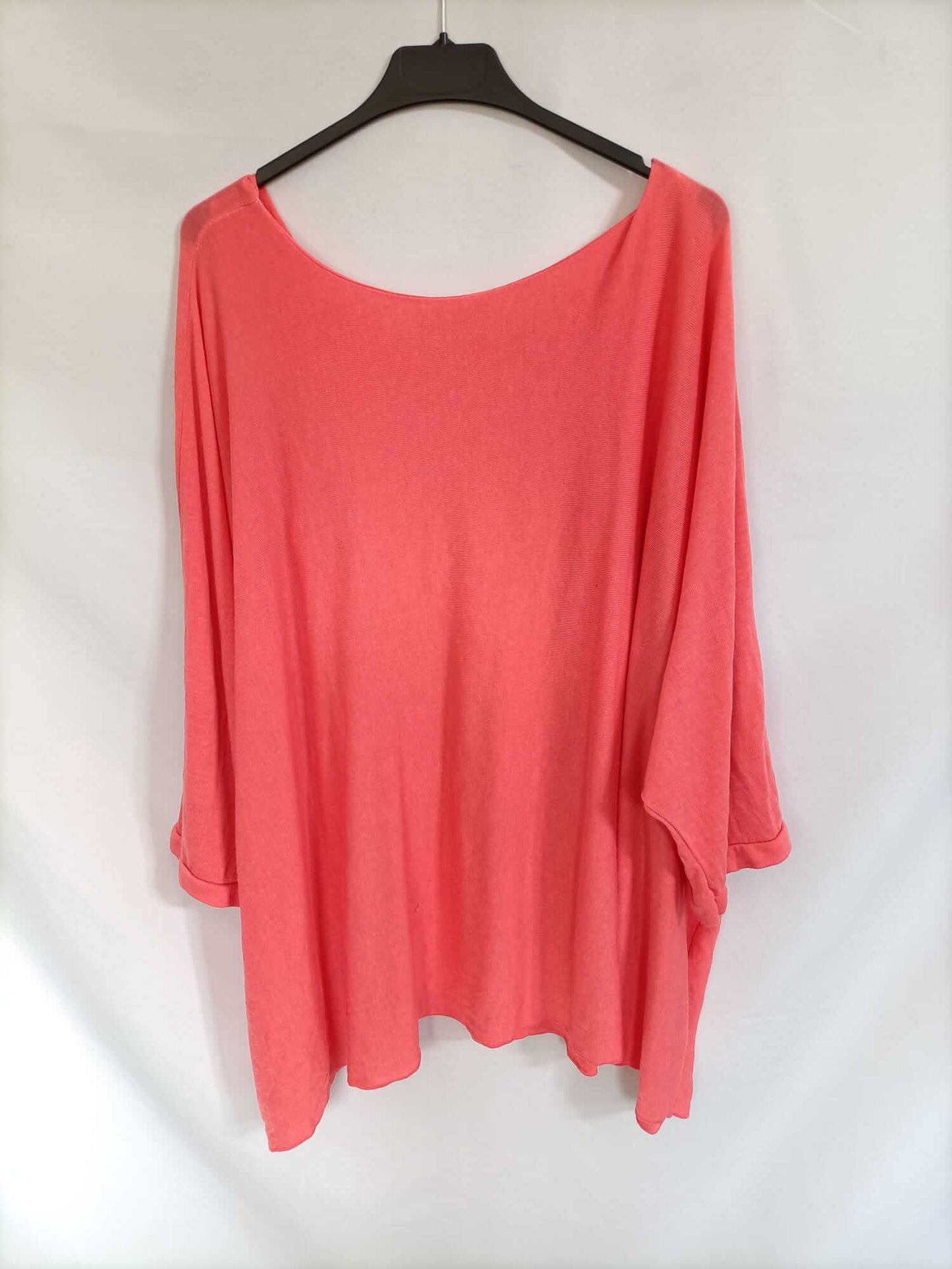 BUGANVILIA. Coral cape style sweater TU (L/XL)
