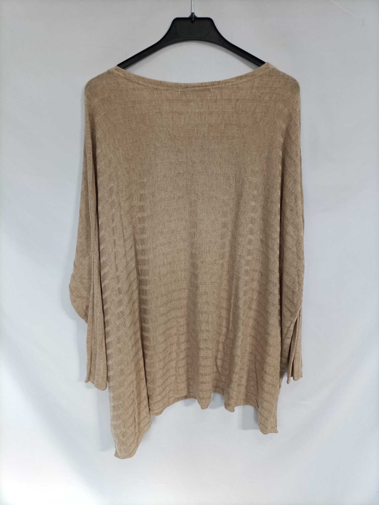 OTHERS. Camel ribbed sweater (L/XL)