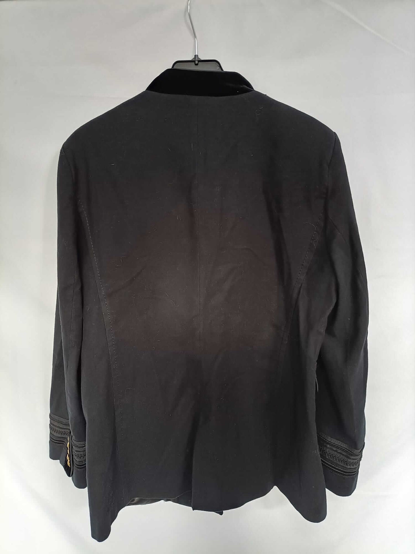 ZARA. Black cloth coat, size XL