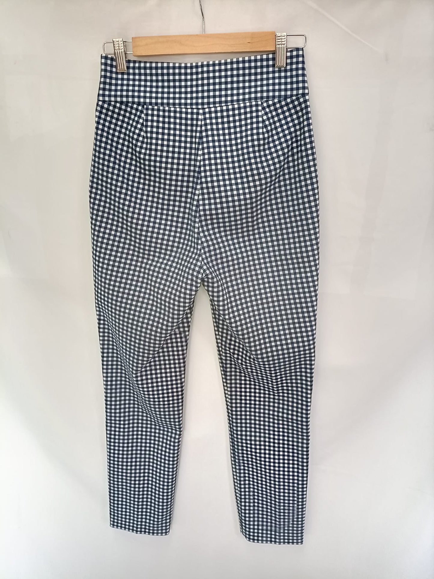 ZARA. Gingham trousers S.36