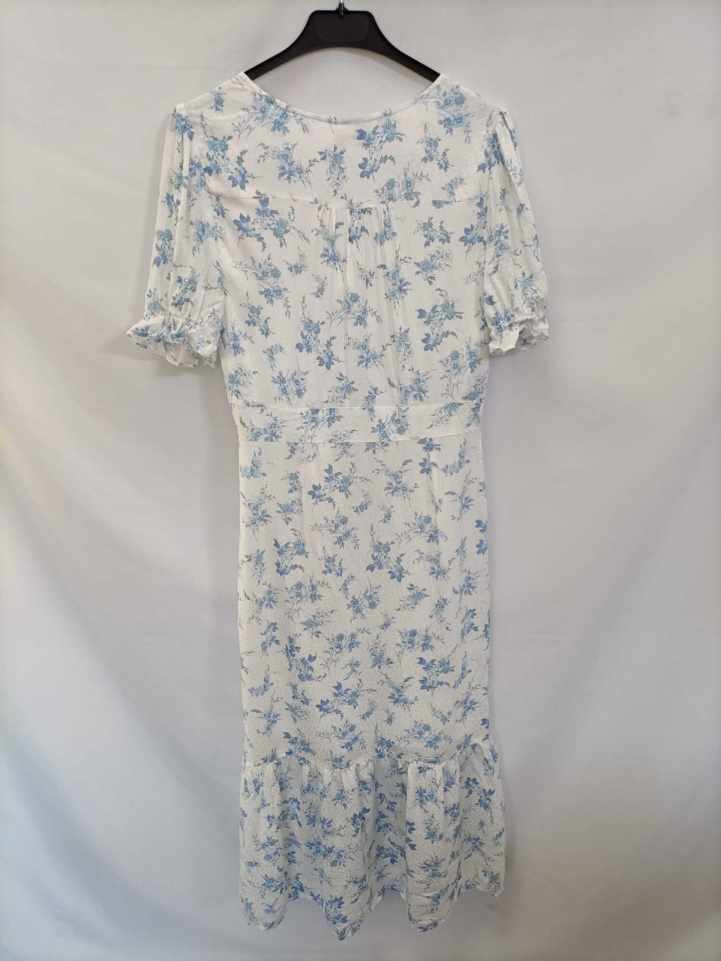 WAREHOUSE.Long white floral dress size 36
