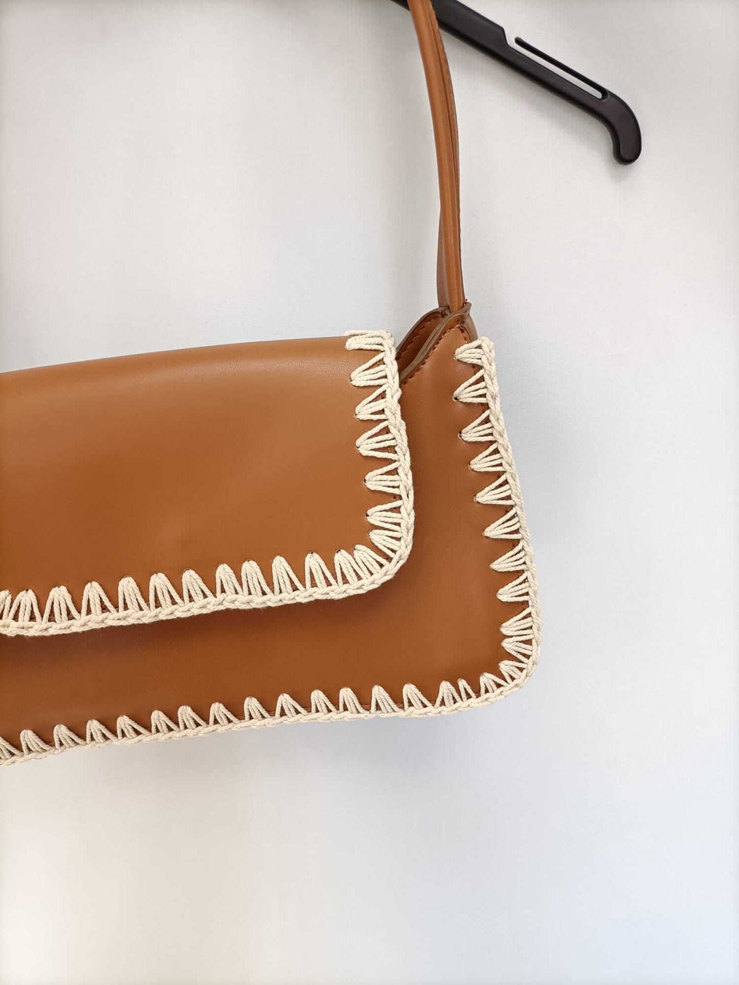 ASOS. Embroidered faux leather bag