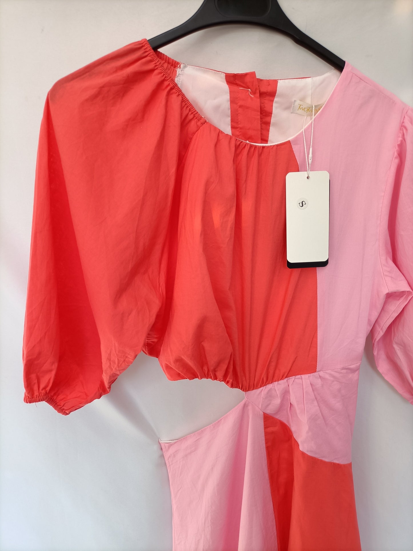 TWOTWINSTYLE. Vestido largo bicolor T. s