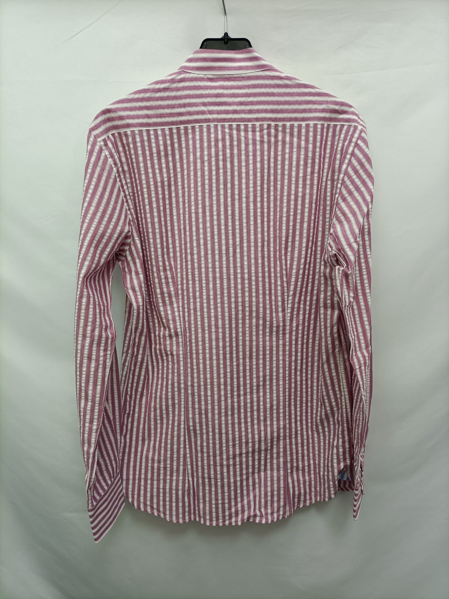 AMICHI. Camisa rayas rosa oscuro