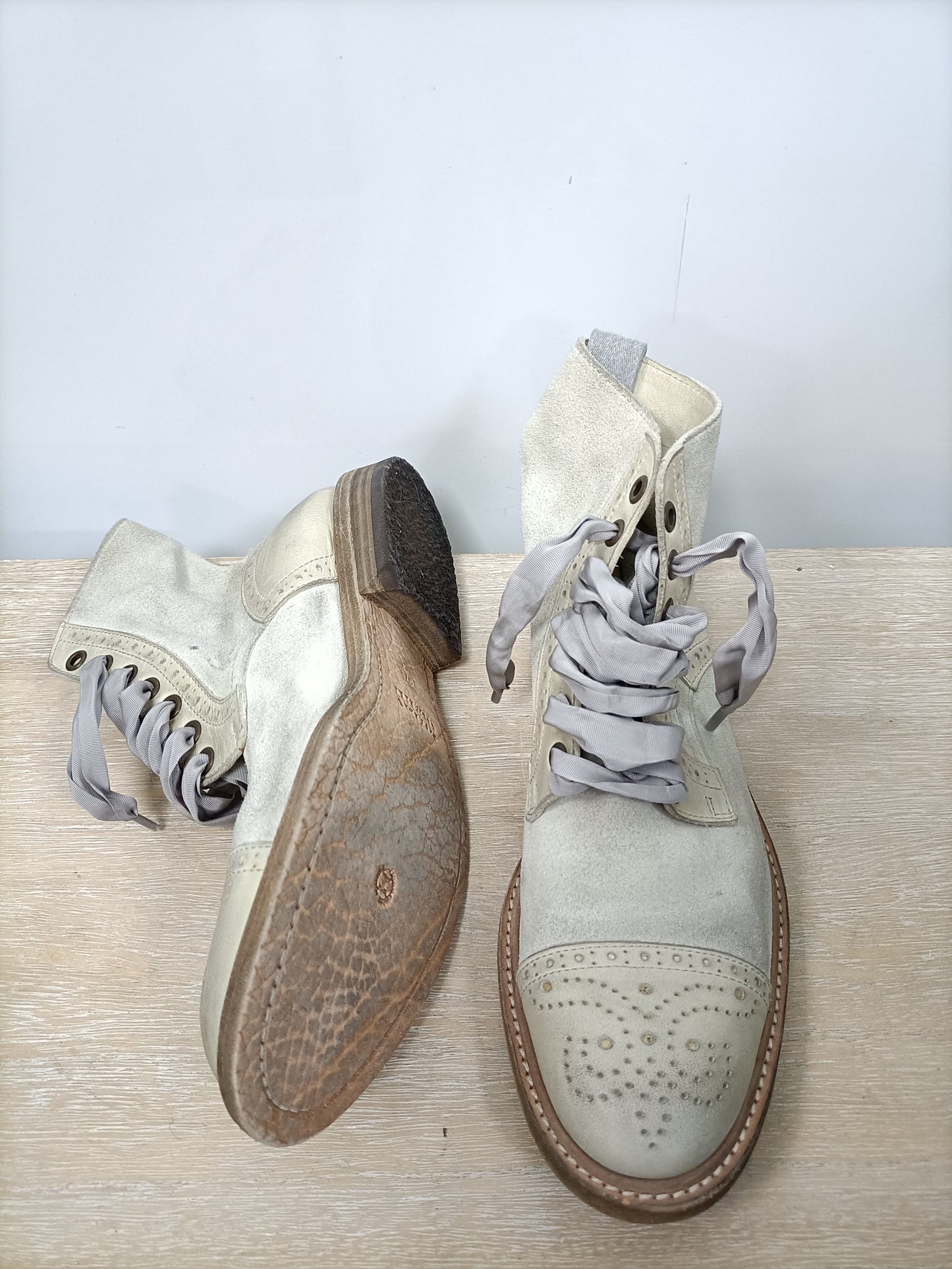 BRUNELLO CUCINELLI.Botines cordones T.37