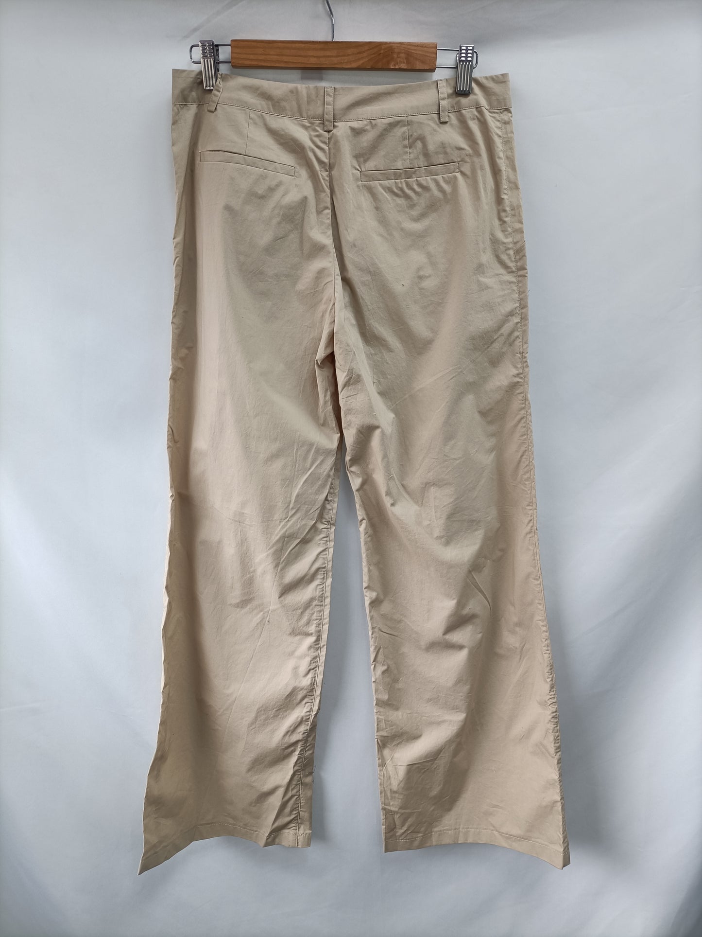 MAYLA STOCKHOLM. Pantalón palazzo beige T.s