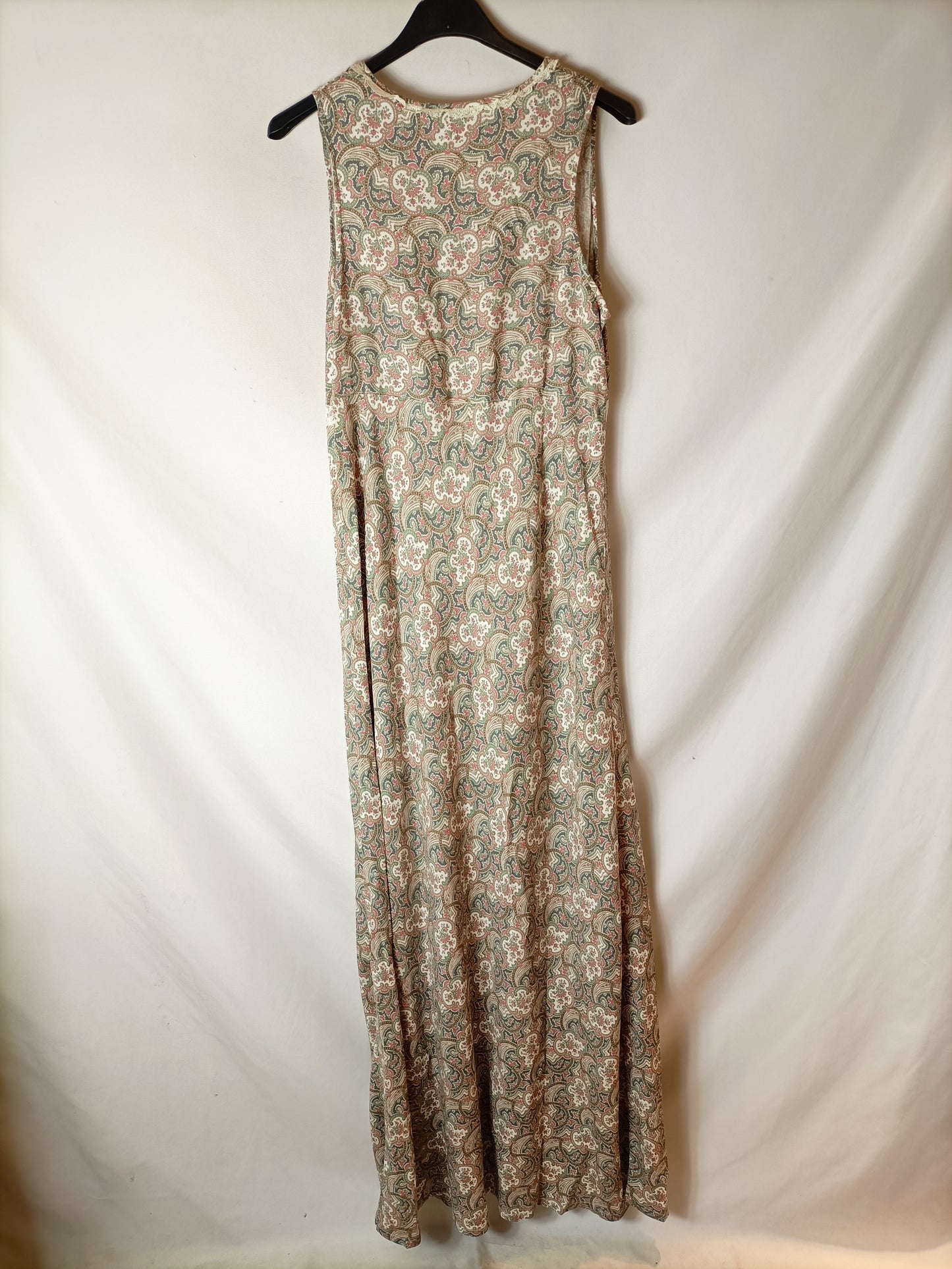 OTRAS. Vestido largo estampado. T S/M