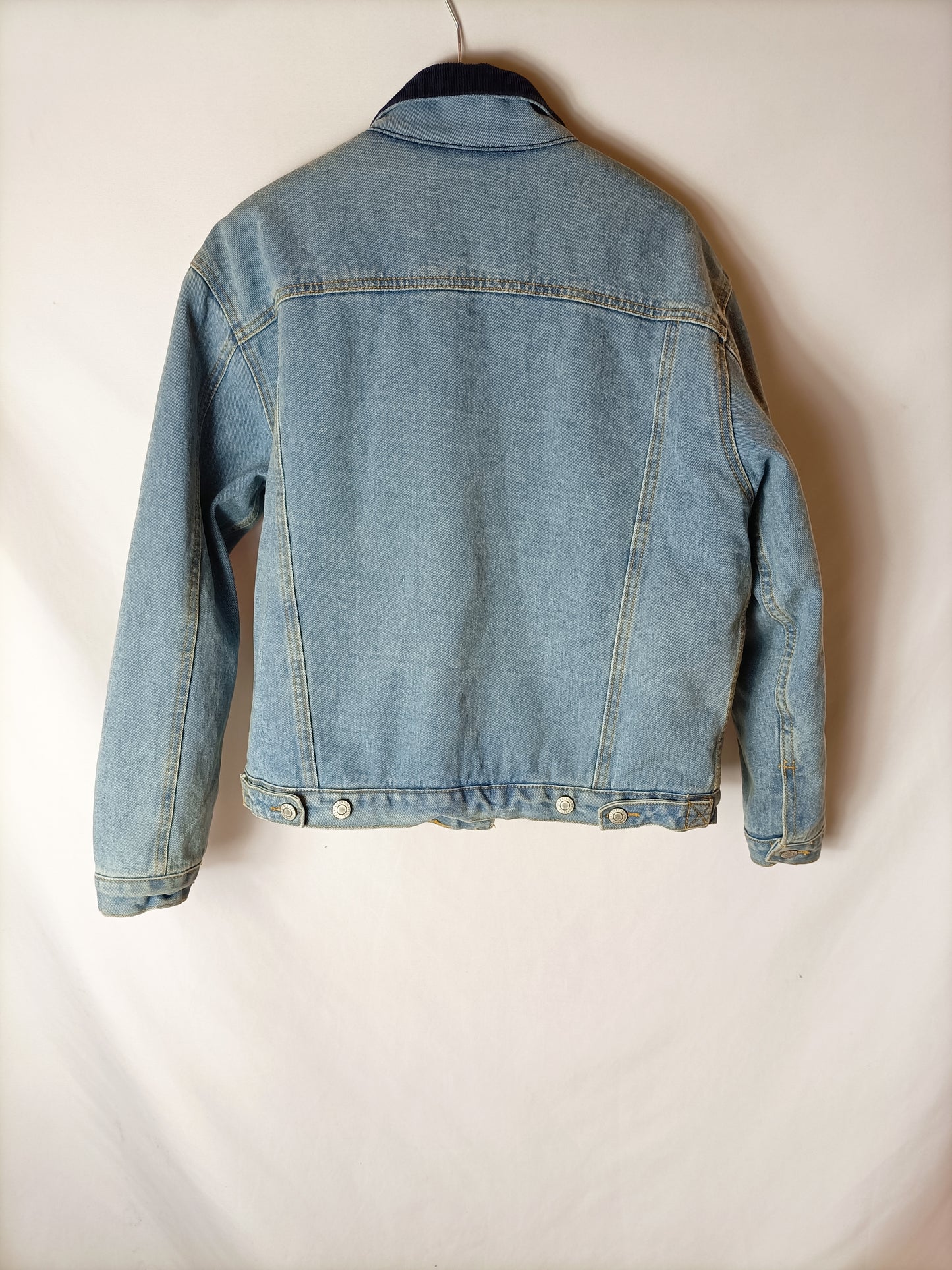 JOHN GALT. Cazadora denim borrego. T S