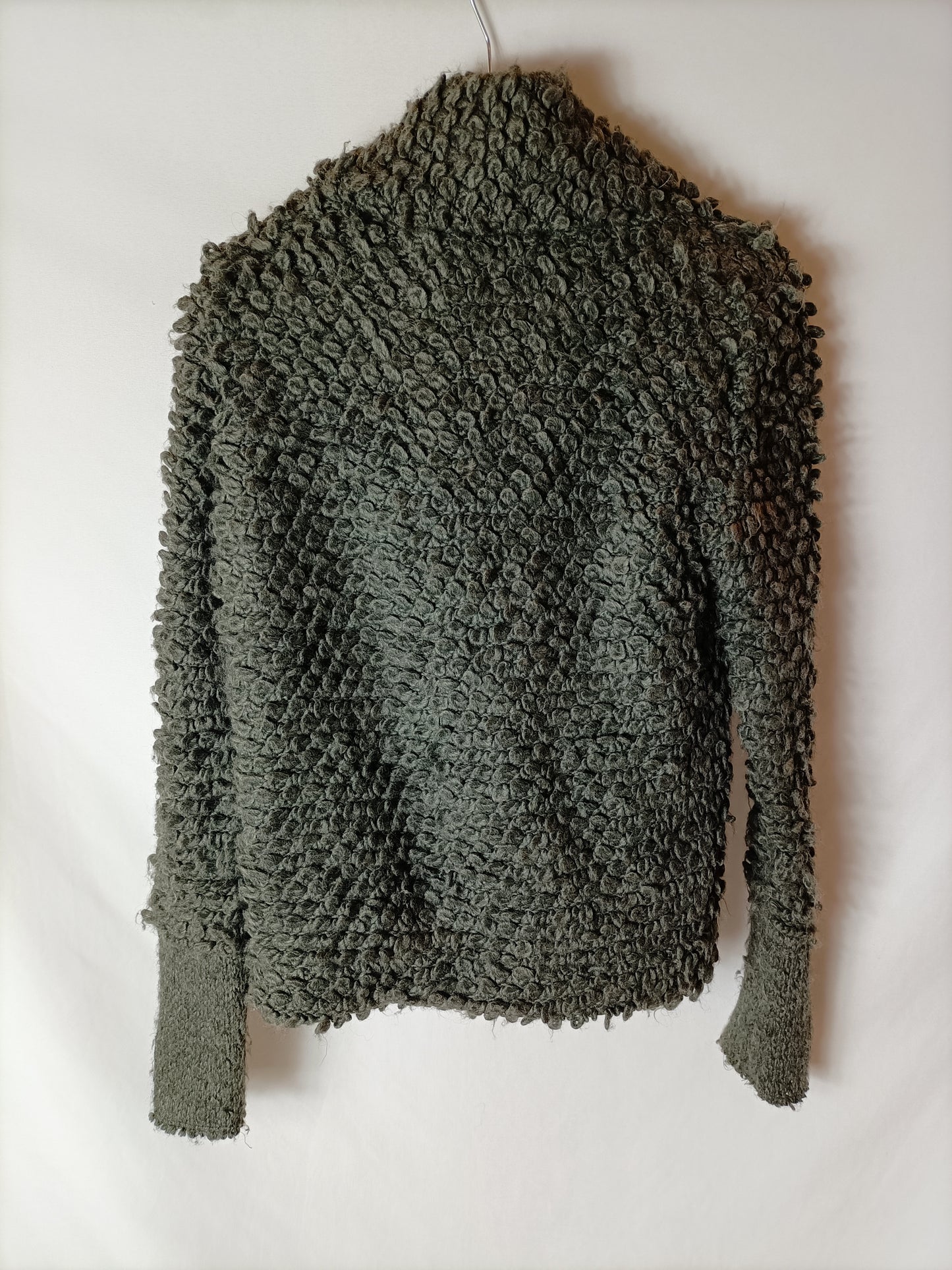 IRO. Chaqueta textura verde. T 36