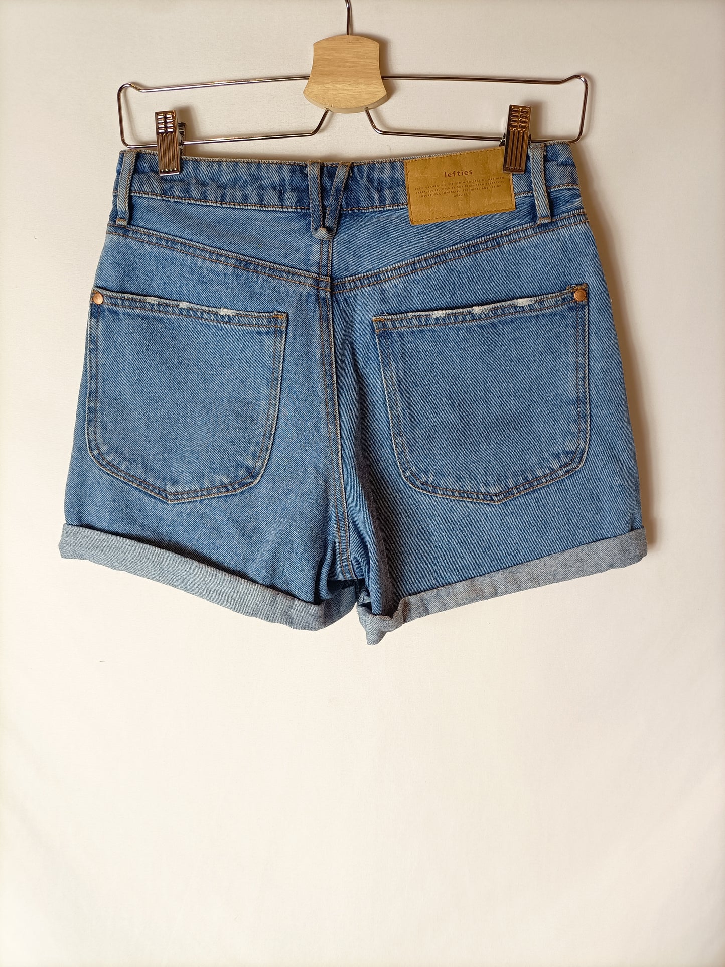 LEFTIES. Pantalón corto denim T.36