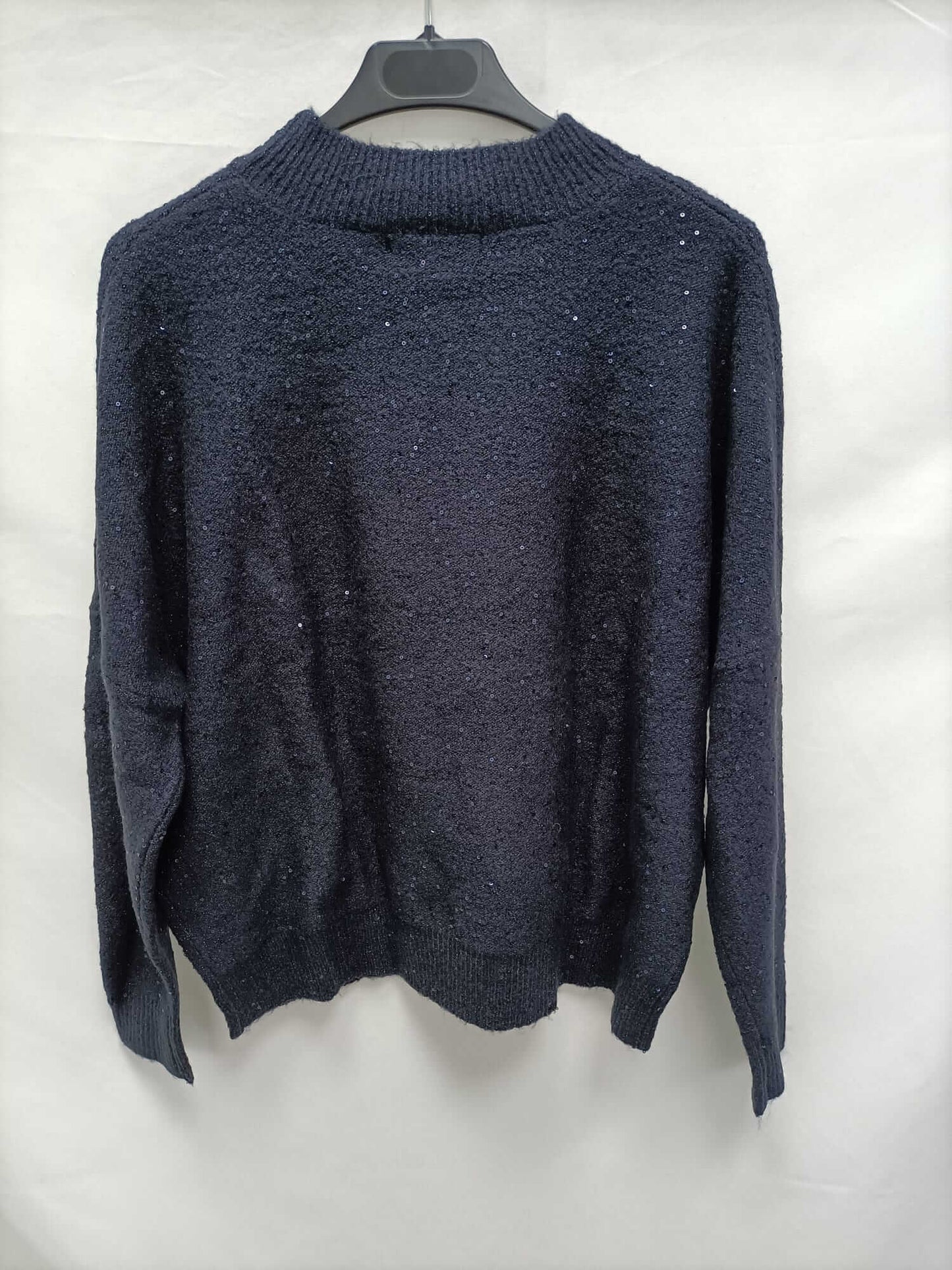 SFERA.Blue sequin jersey Tm