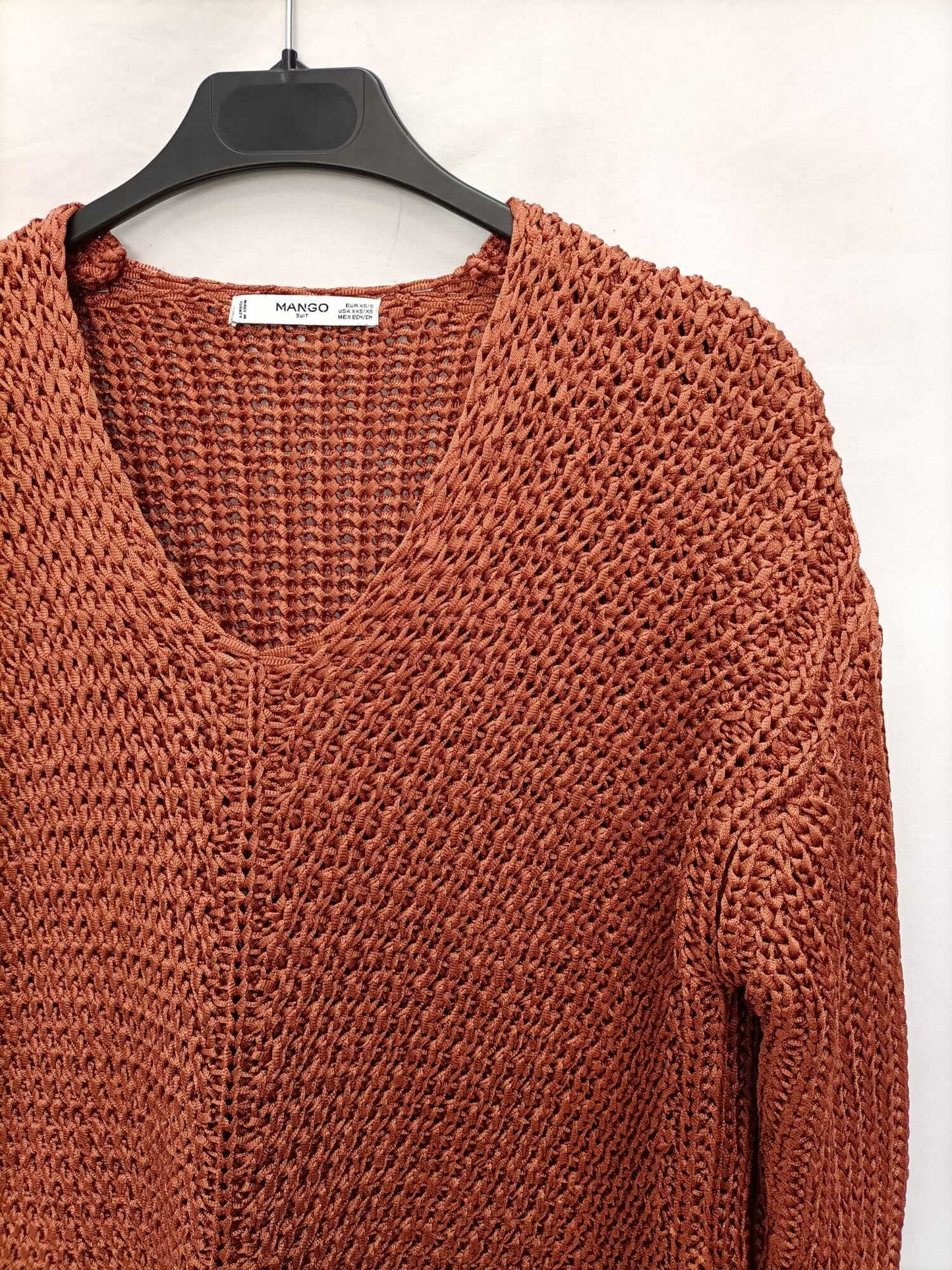 MANGO.Jersey teja punto T.xs/s