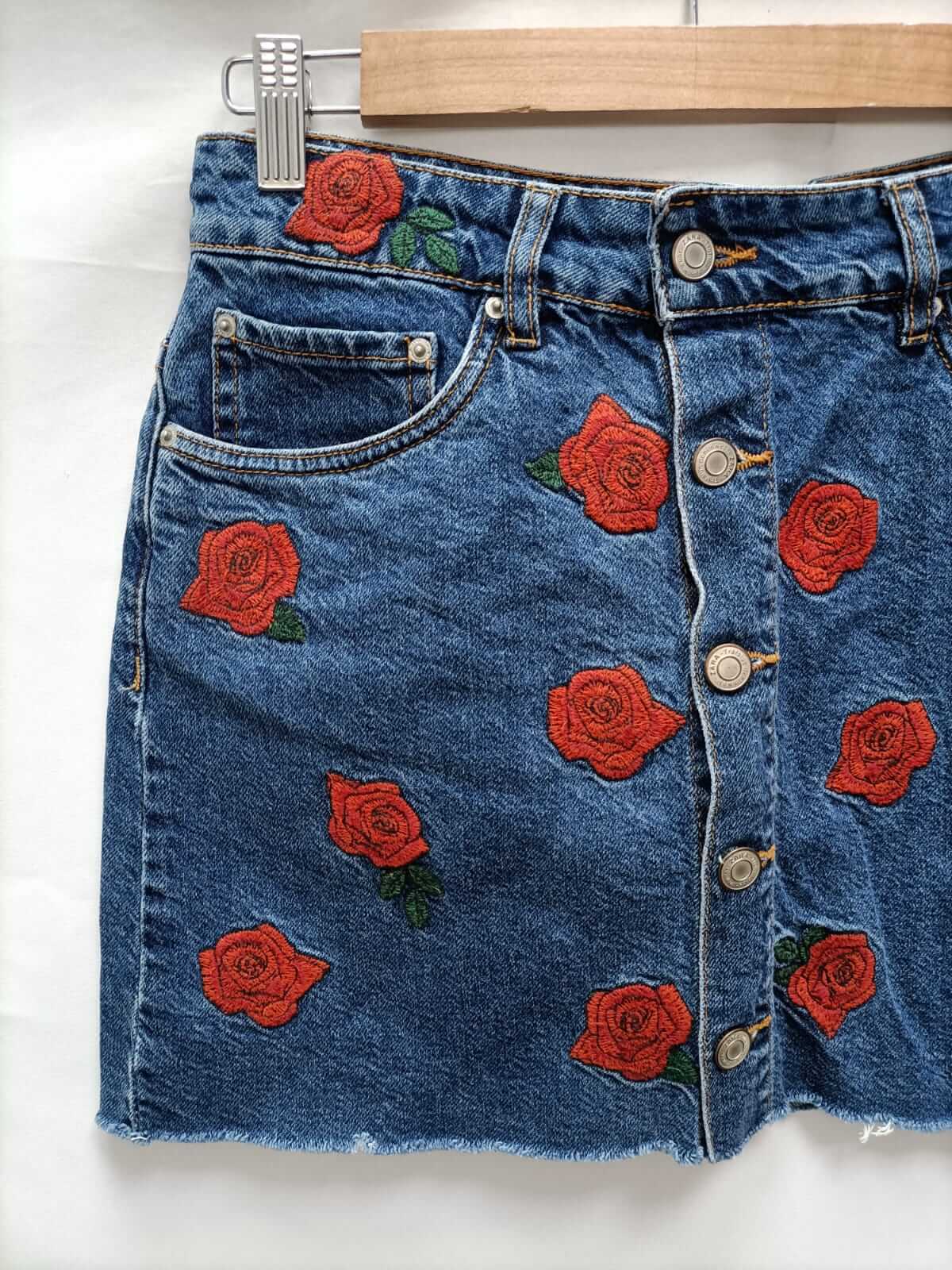 ZARA.Tm denim skirt