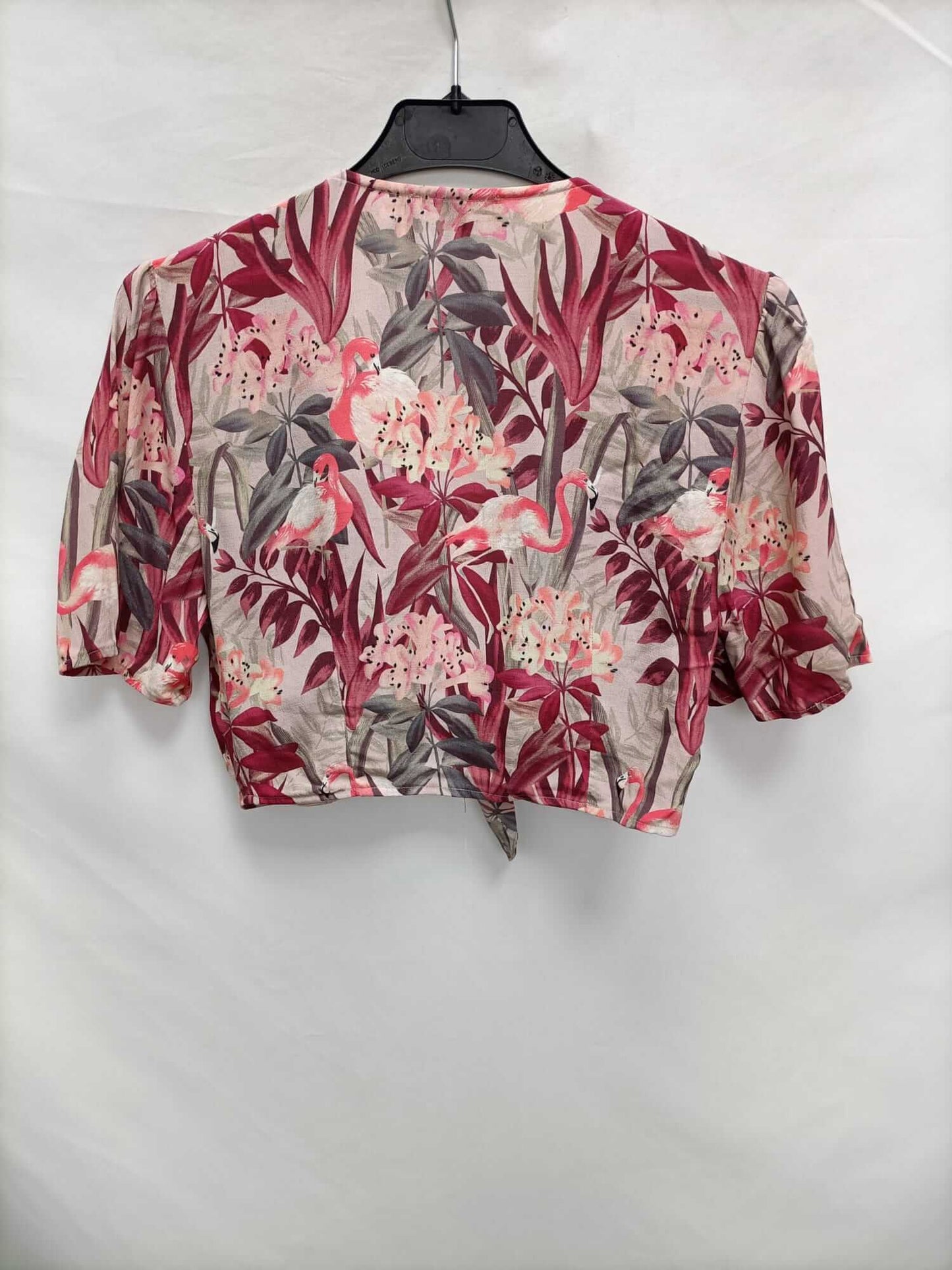 ZARA.Croptop floral Ts