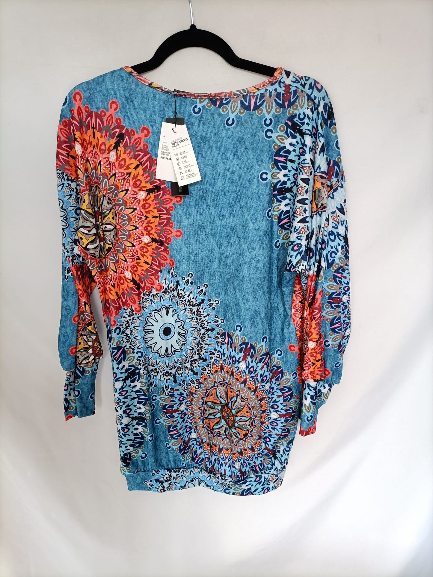 ZANZEA. Vestido punto estampado T.s