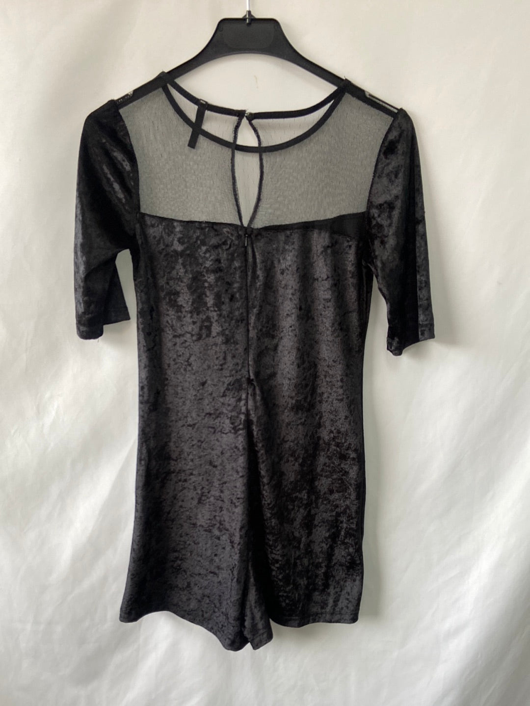 STRADIVARIUS.TS Double Texture Black Jumpsuit