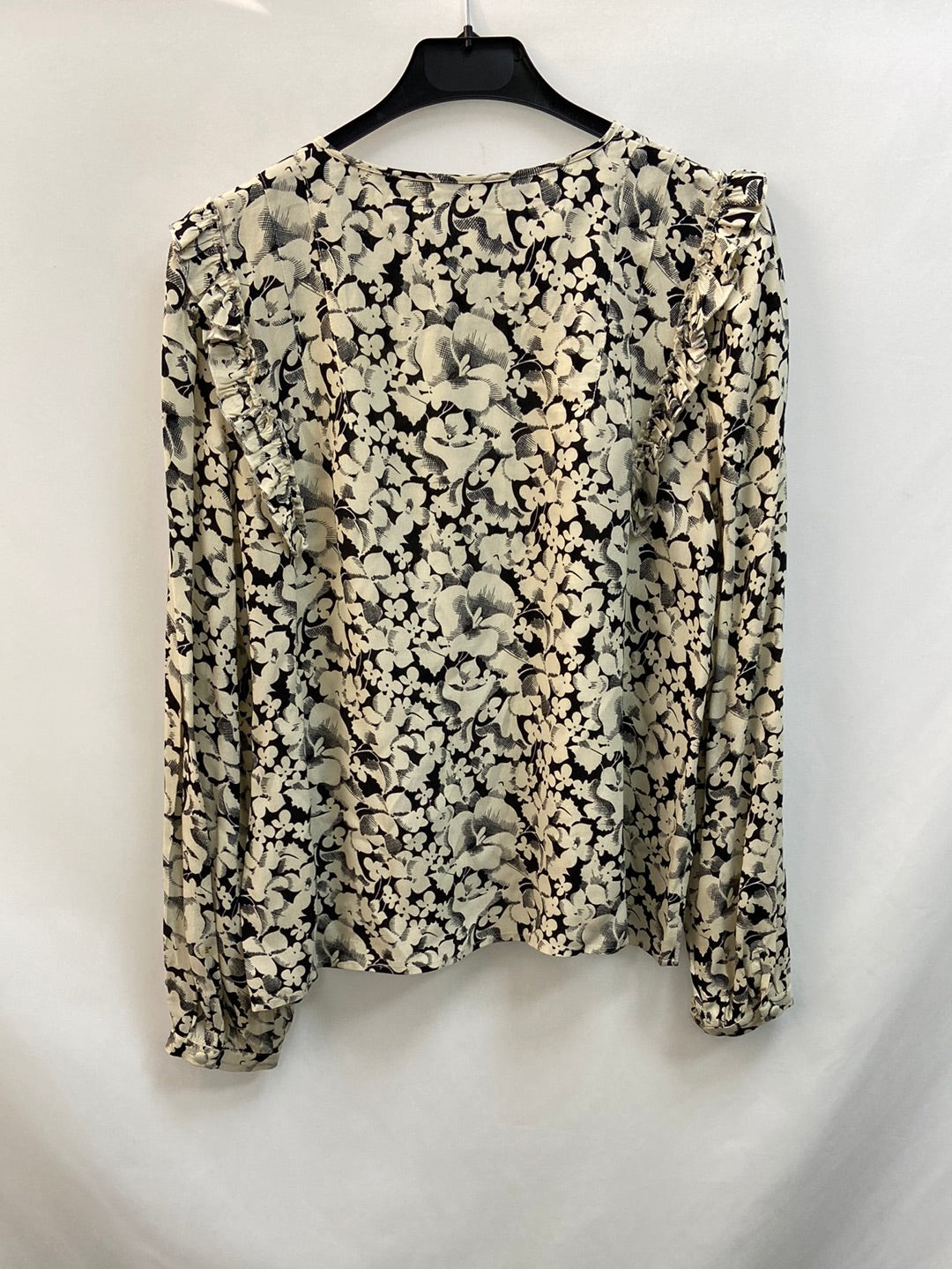 LES PETITES PARIS.Blusa flores volantes T.s