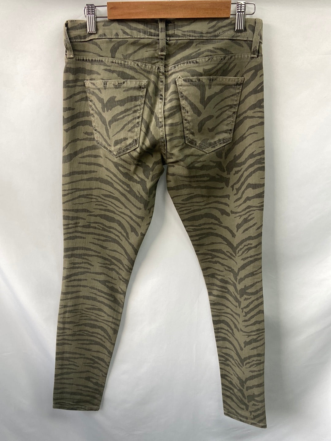 CURRENT ELLIOT. Zebra green pants S.38