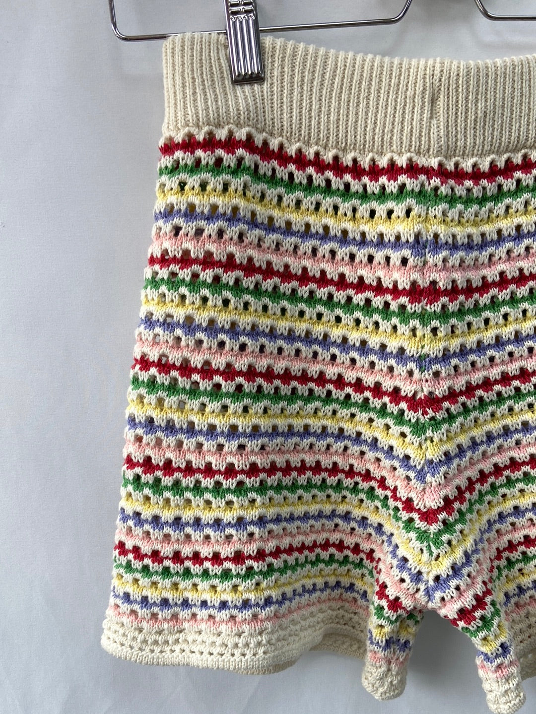 ZARA.Shorts punto croché T.M