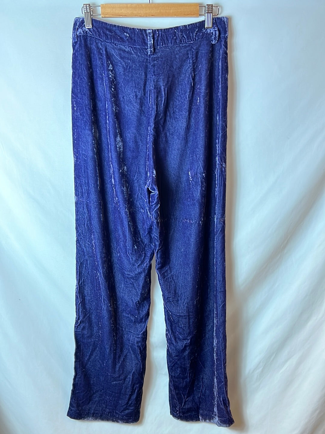 ZARA. Flowy velvet trousers Tm