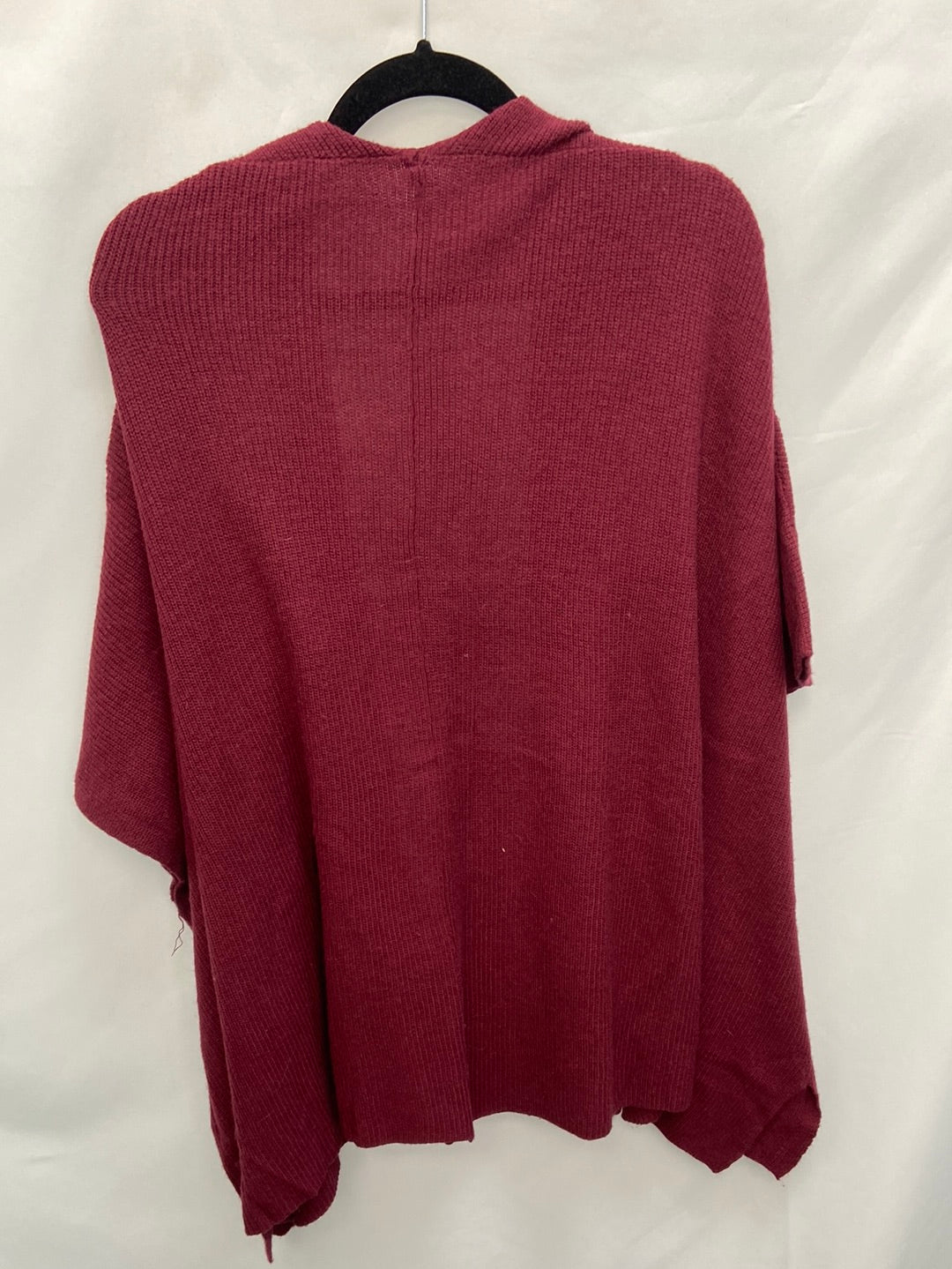 OTHERS.Burgundy poncho YOUR