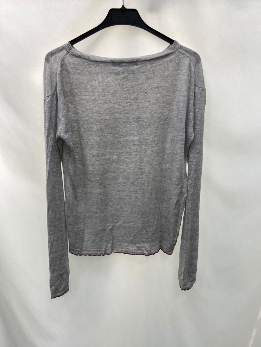 UNIQLO.Jersey gris jaspeado T.M