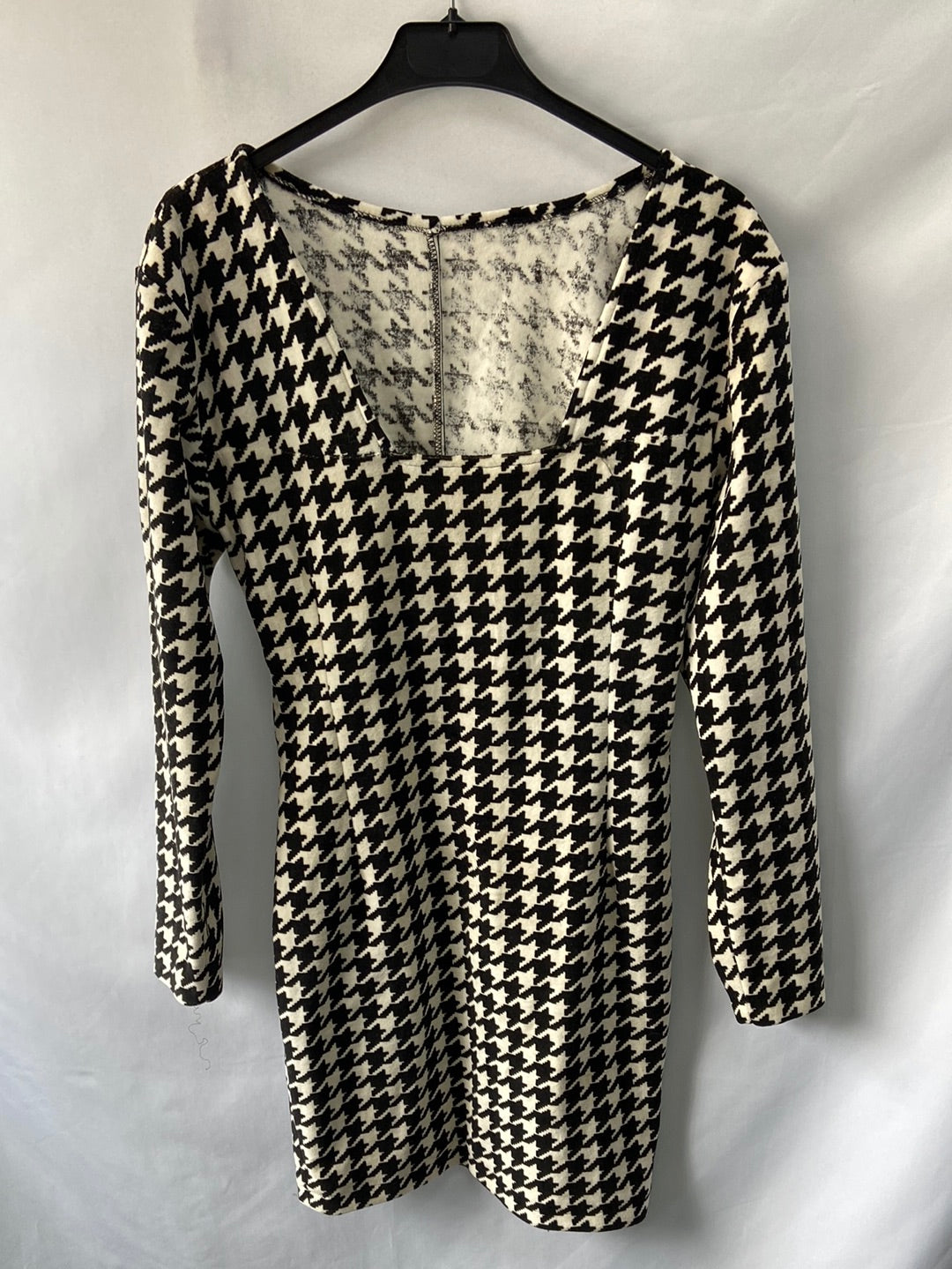 OTRAS.Vestido corto pata de gallo TU(m)