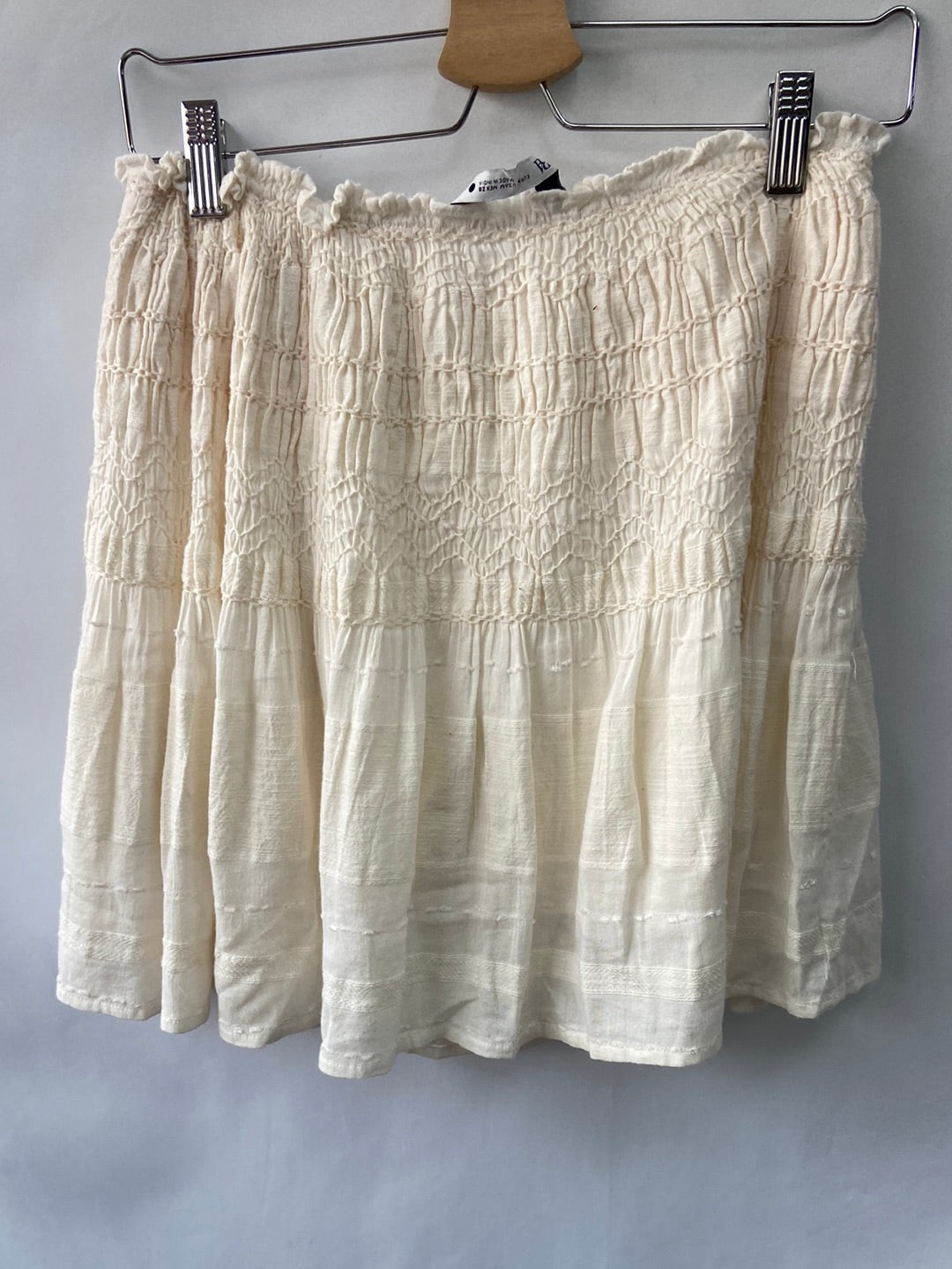 ZARA.Falda corta textura T.M