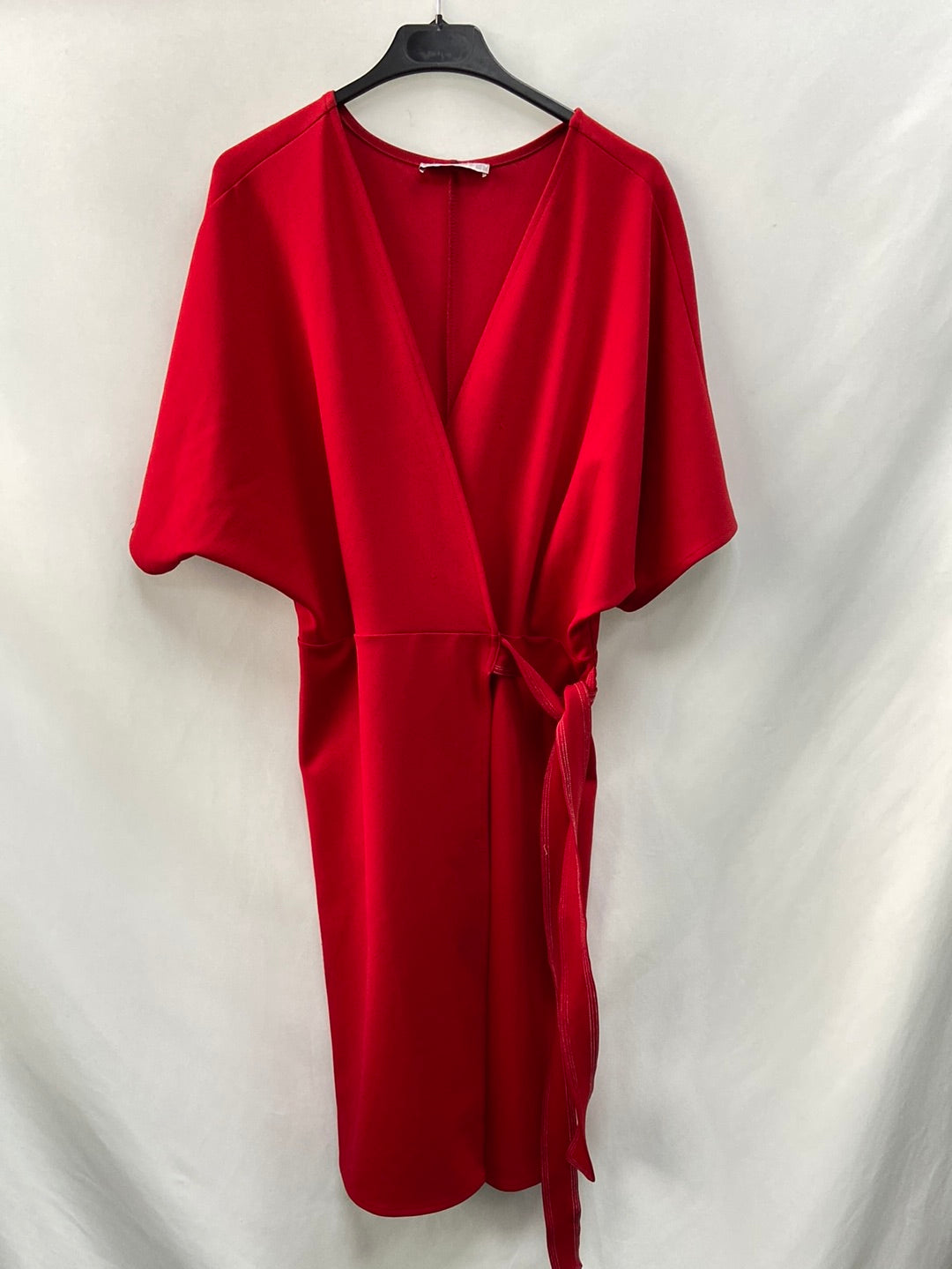 Red TS midi dress