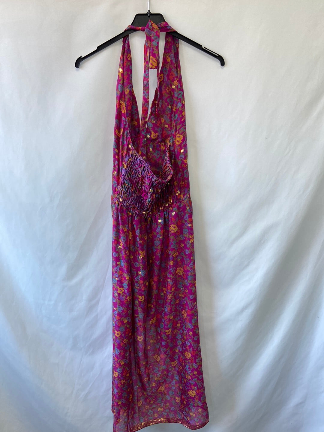 OTRAS.Top/vestido seda largo asimétrico TU(s/M)