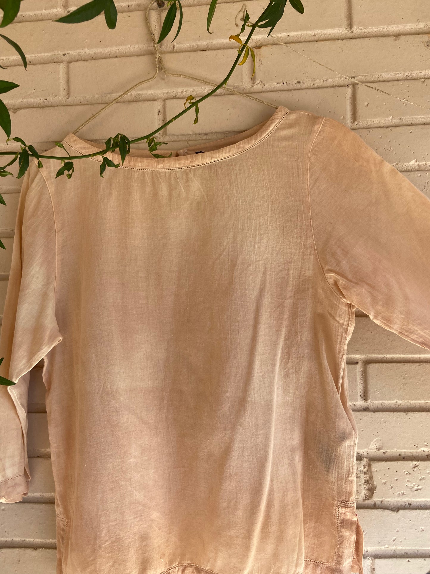 UNIQLO. Top rosa fluido T.xs(s)