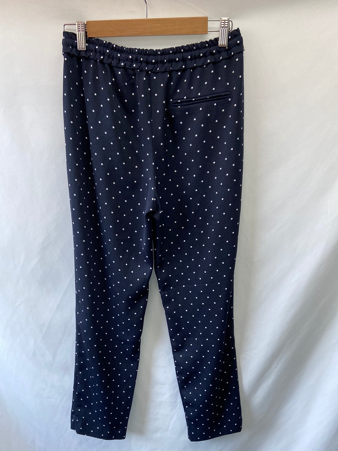 ZARA.Pantalones relajados lunares T.M