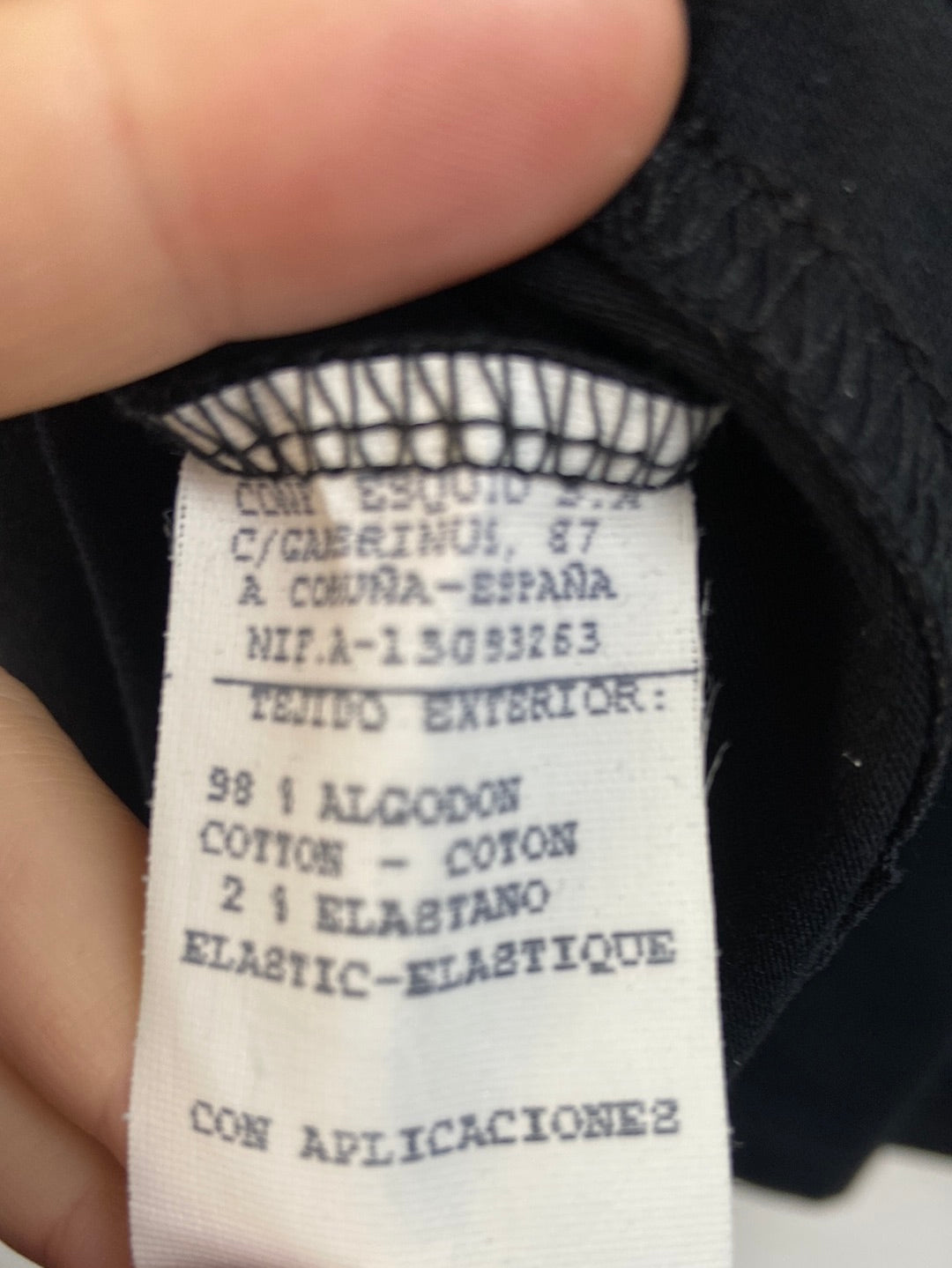 ALBA CONDE. Black top S.XL