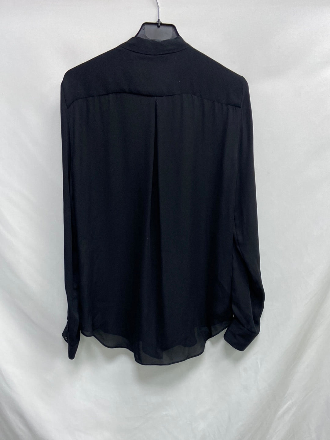 ZARA. Blusa negra lazada T.m