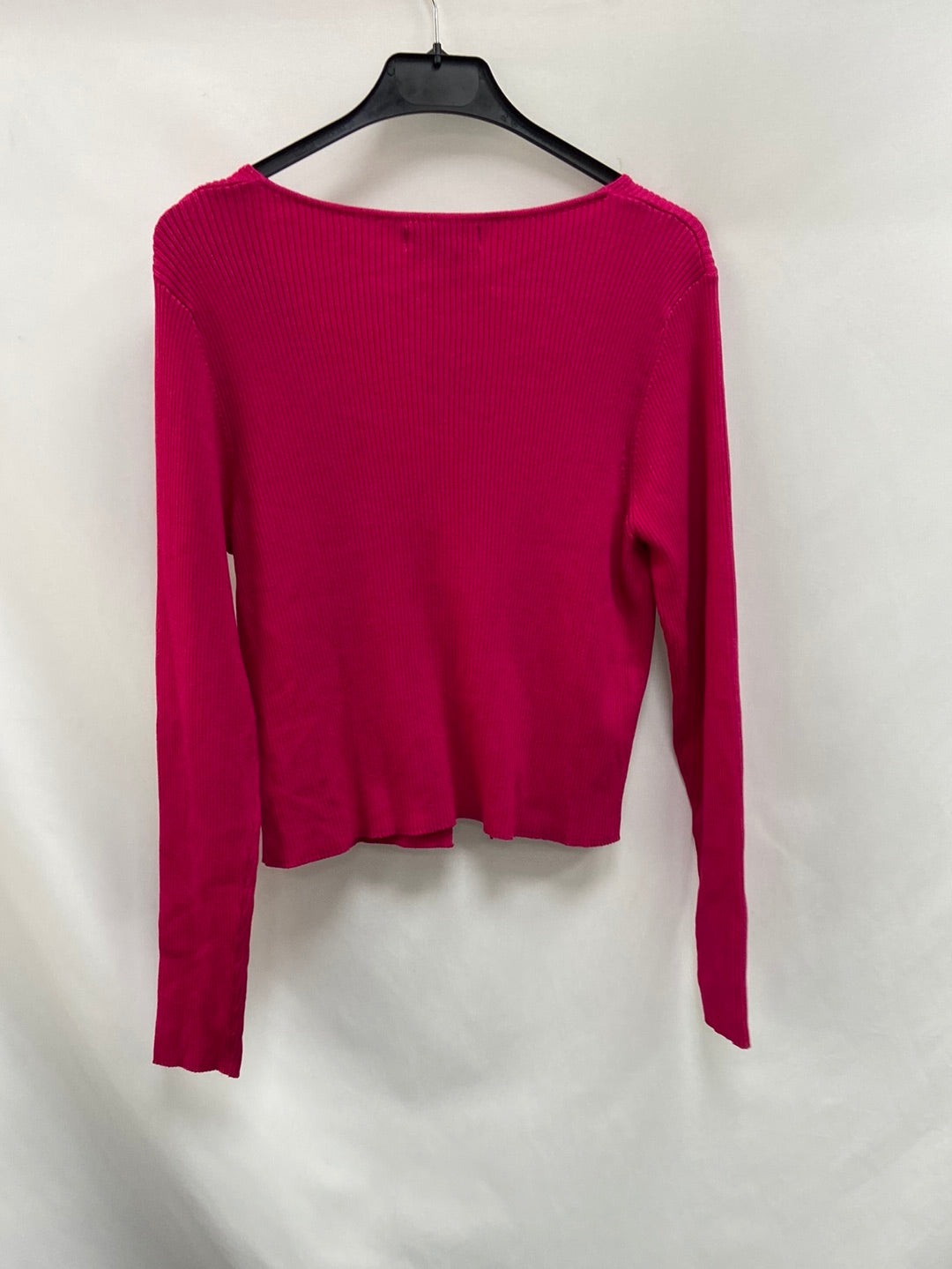 PRIMARK. Rebeca rosa canalé T.m