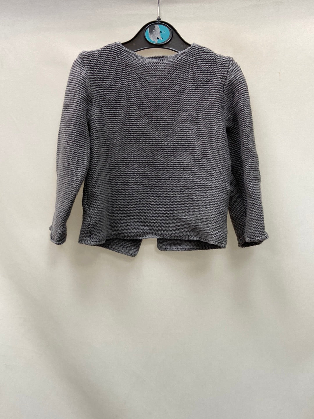 TEX.Chaqueta punto azul T. 12 meses