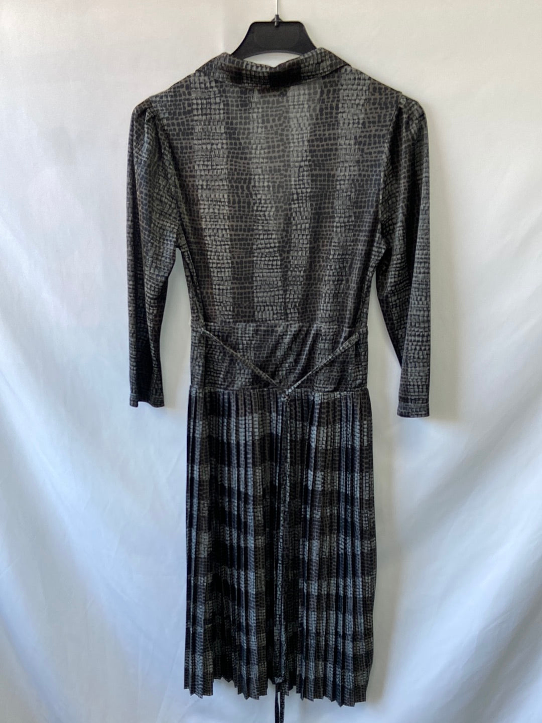 MANGO.Vestido estampado tablas T.S