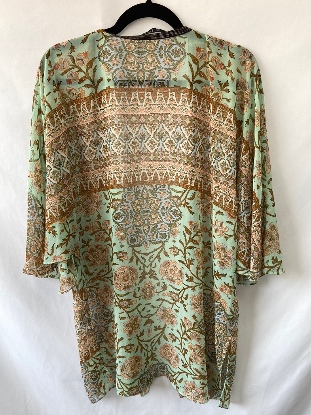 ZARA.Kimono semitransparente T.m