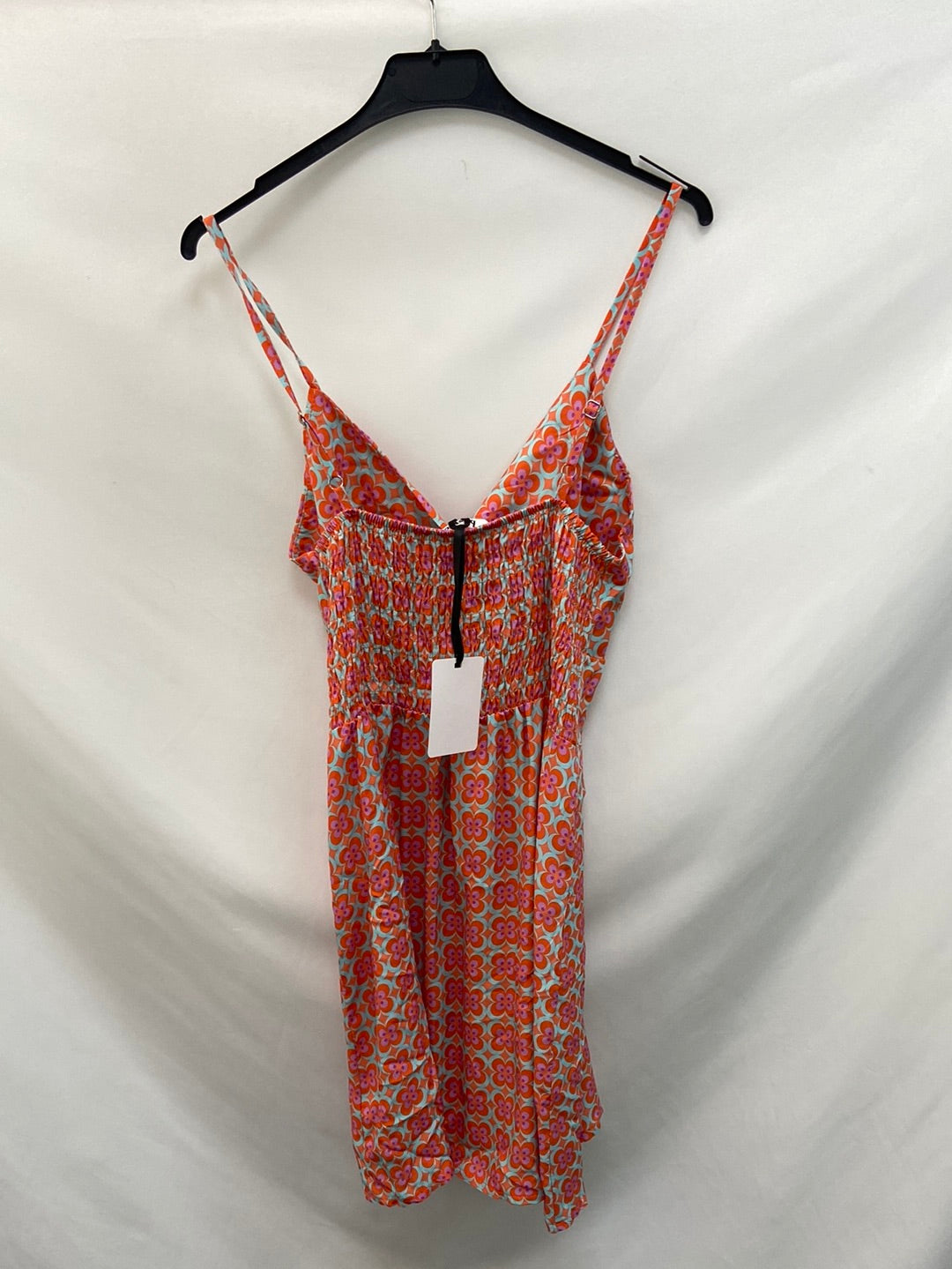 BASYCO.Vestido corto estampado T.S