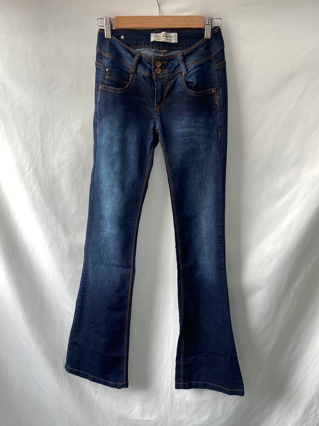 Bear Mujer Vaqueros Campana Pull And Bear Campana Oscuros – Hibuy