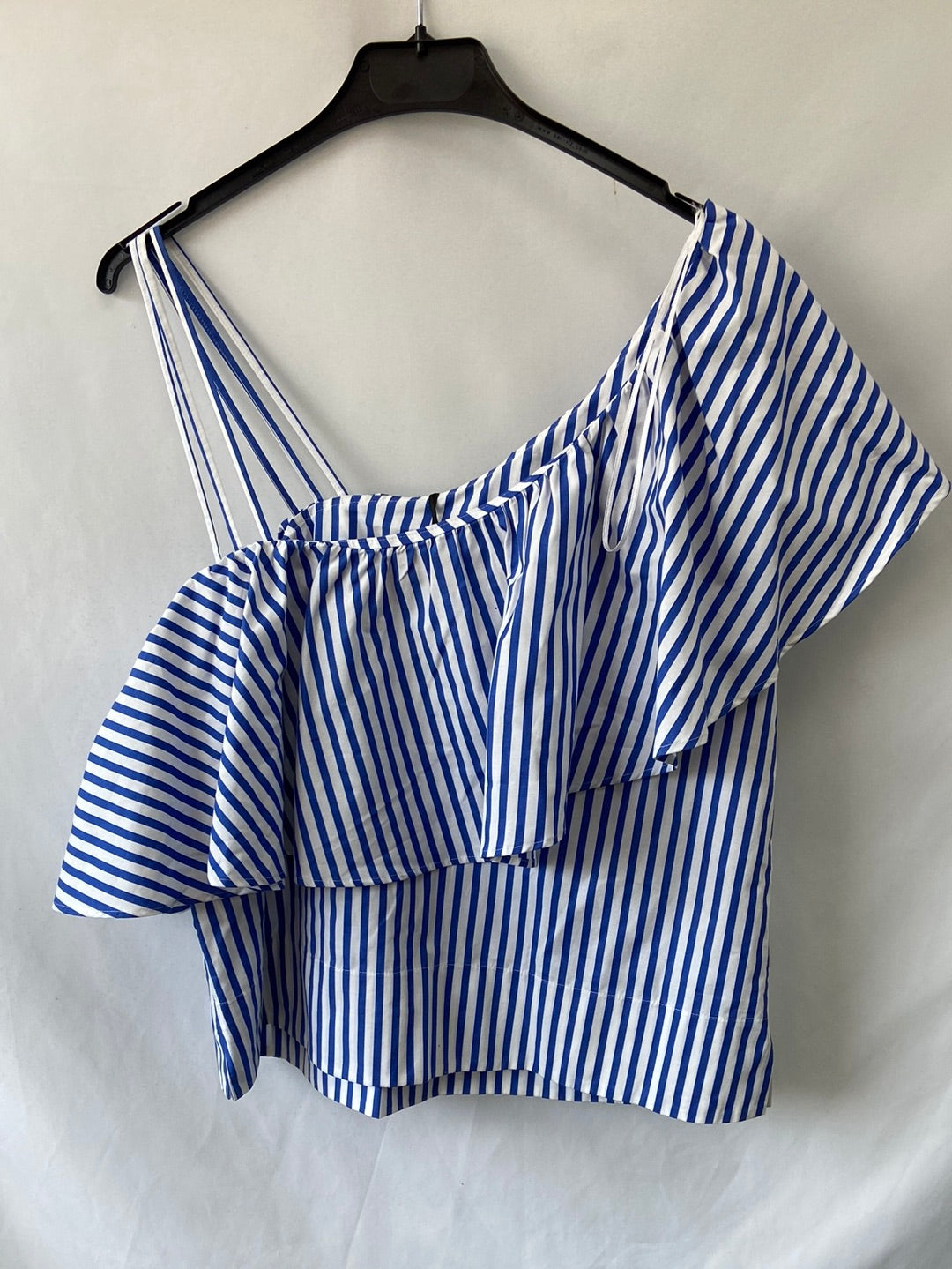 UTERQÜE. Top rayas asimétrico T.S