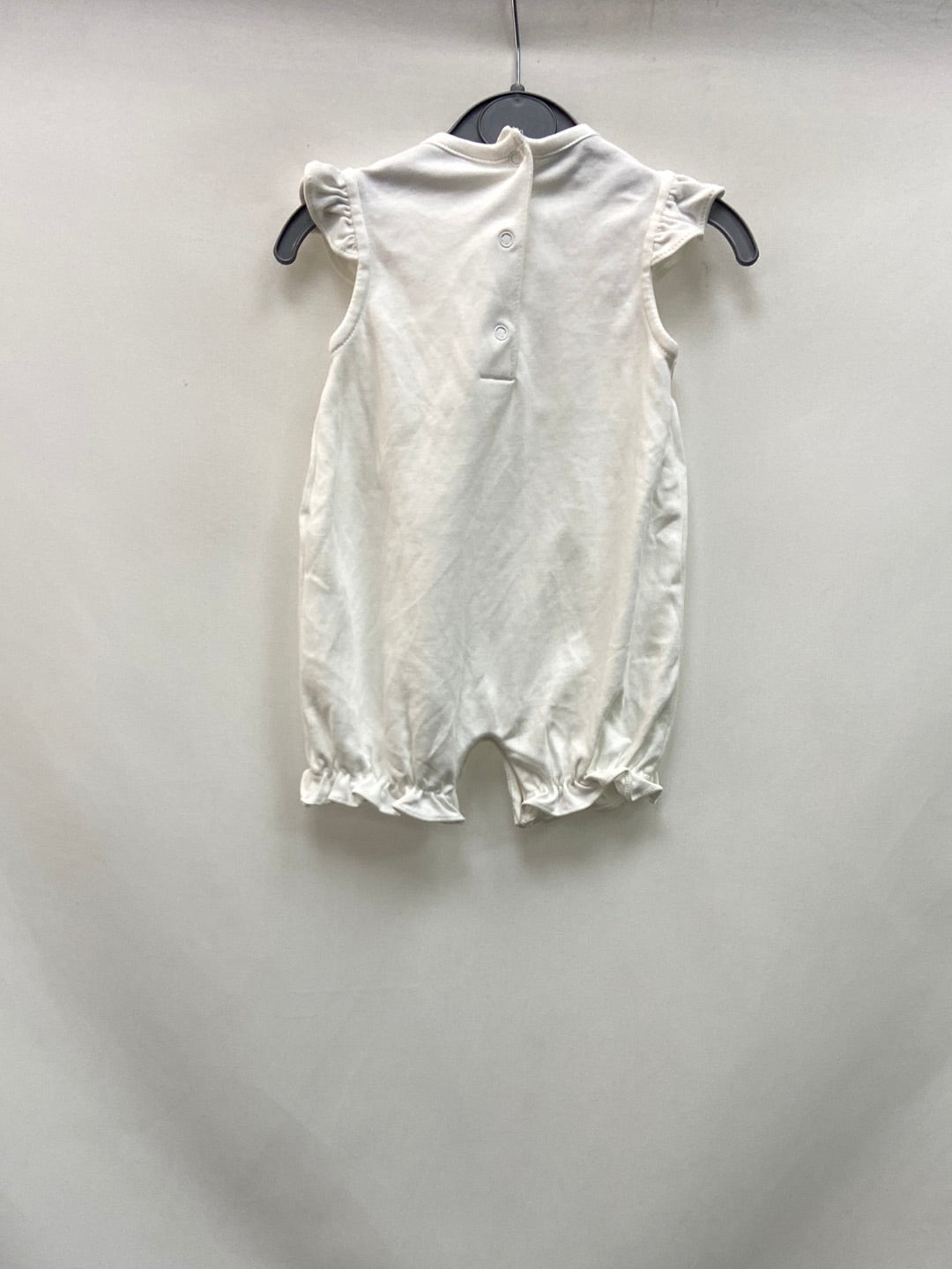 OTHERS. White baby jumpsuit 3-6 months