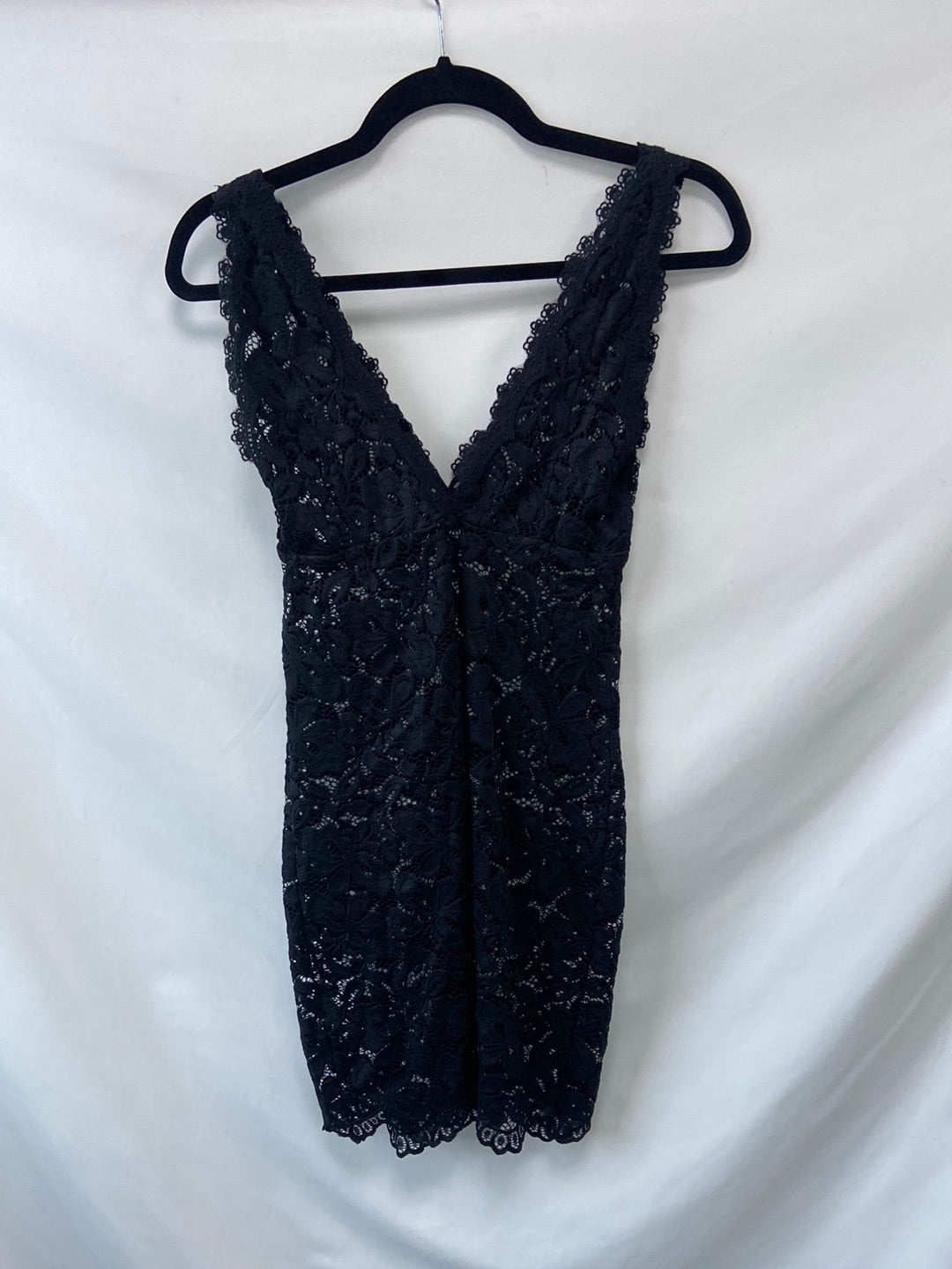 OTRAS.Vestido corto encaje TU(s)